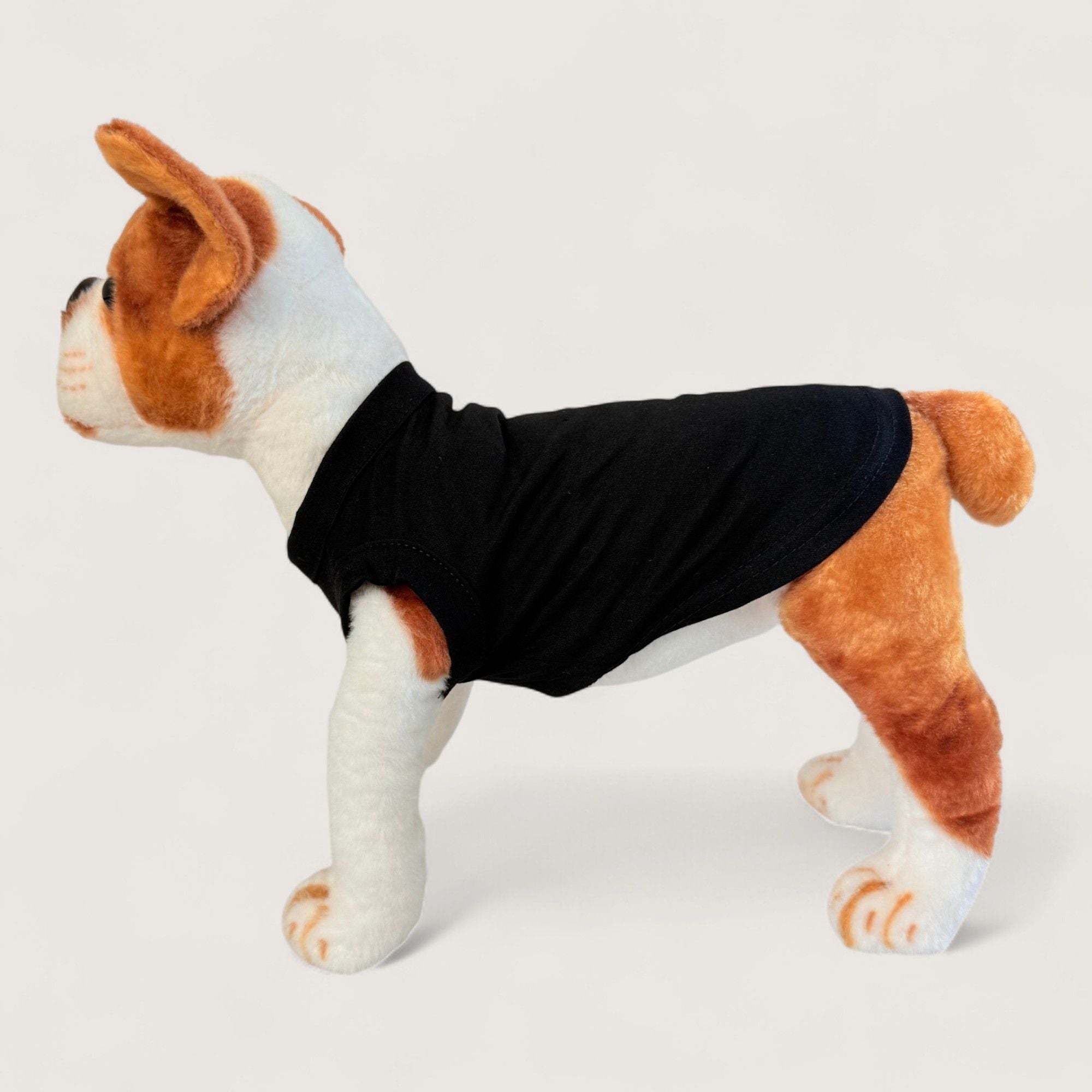 Black Pet T-Shirt - Cotton | Polyester Blend XS – blank dog apparel for makers and small brands | Fetch Blanks