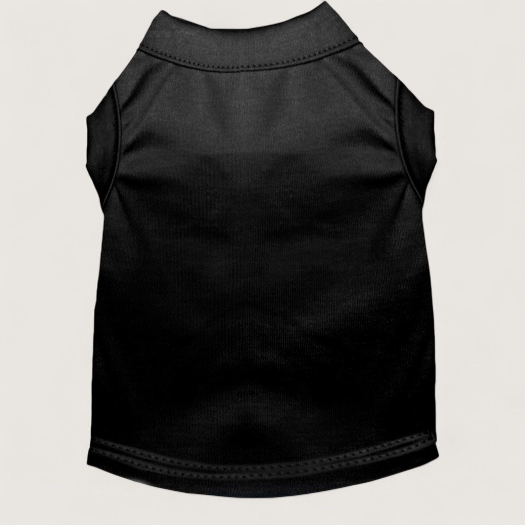 Black Pet T-Shirt - Cotton | Polyester Blend XS – blank dog apparel for makers and small brands | Fetch Blanks