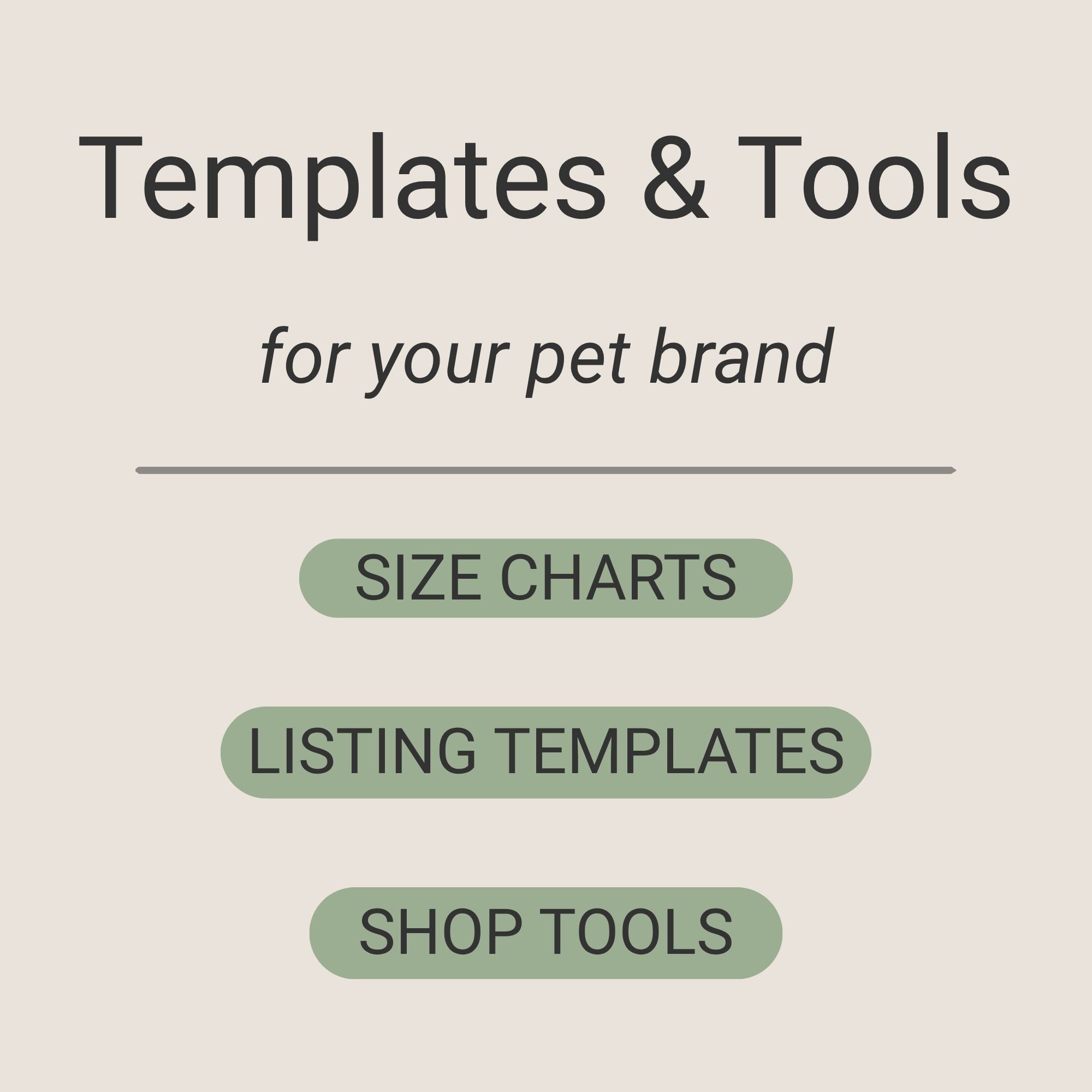 Templates & Tools - Fetch Blanks