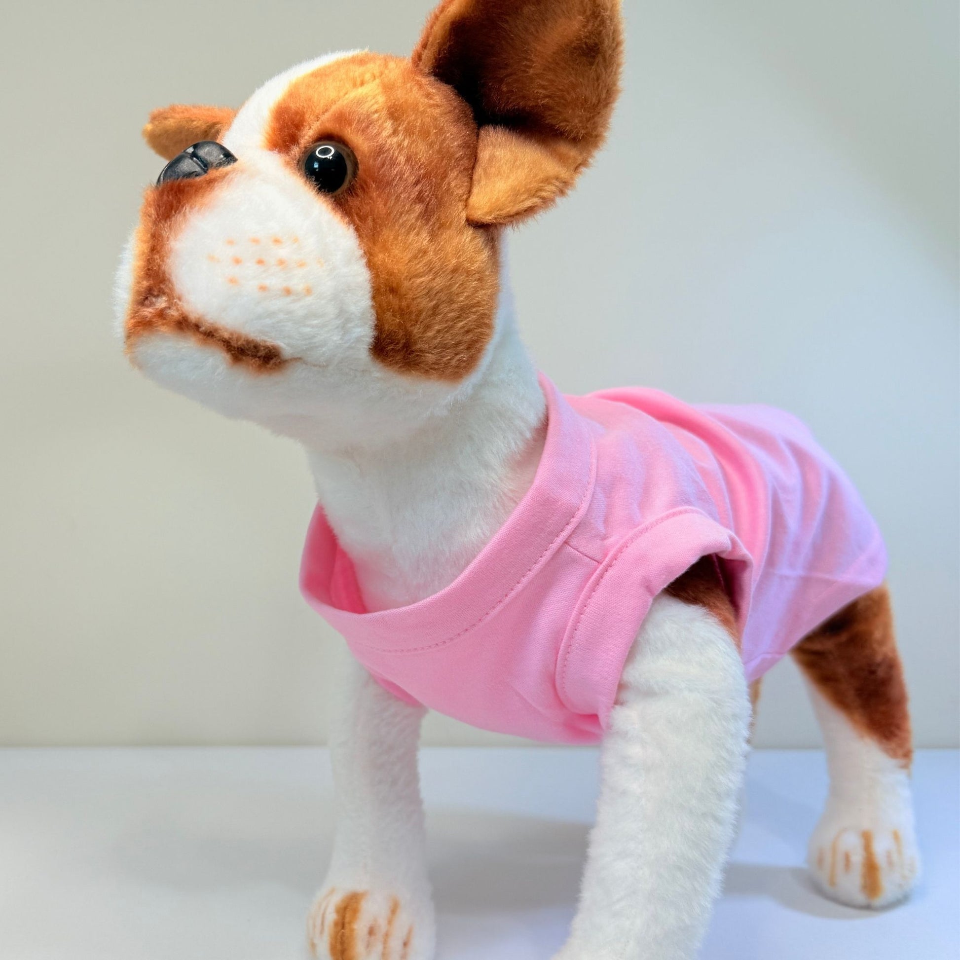 Pink Blank Dog T-Shirt - MOQ 5, Mix Colors & Sizes