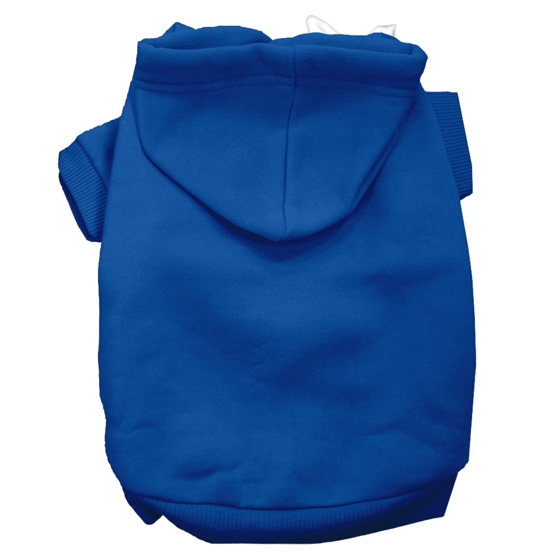 Blue Blank Dog Hoodie - MOQ 5, Mix Colors & Sizes