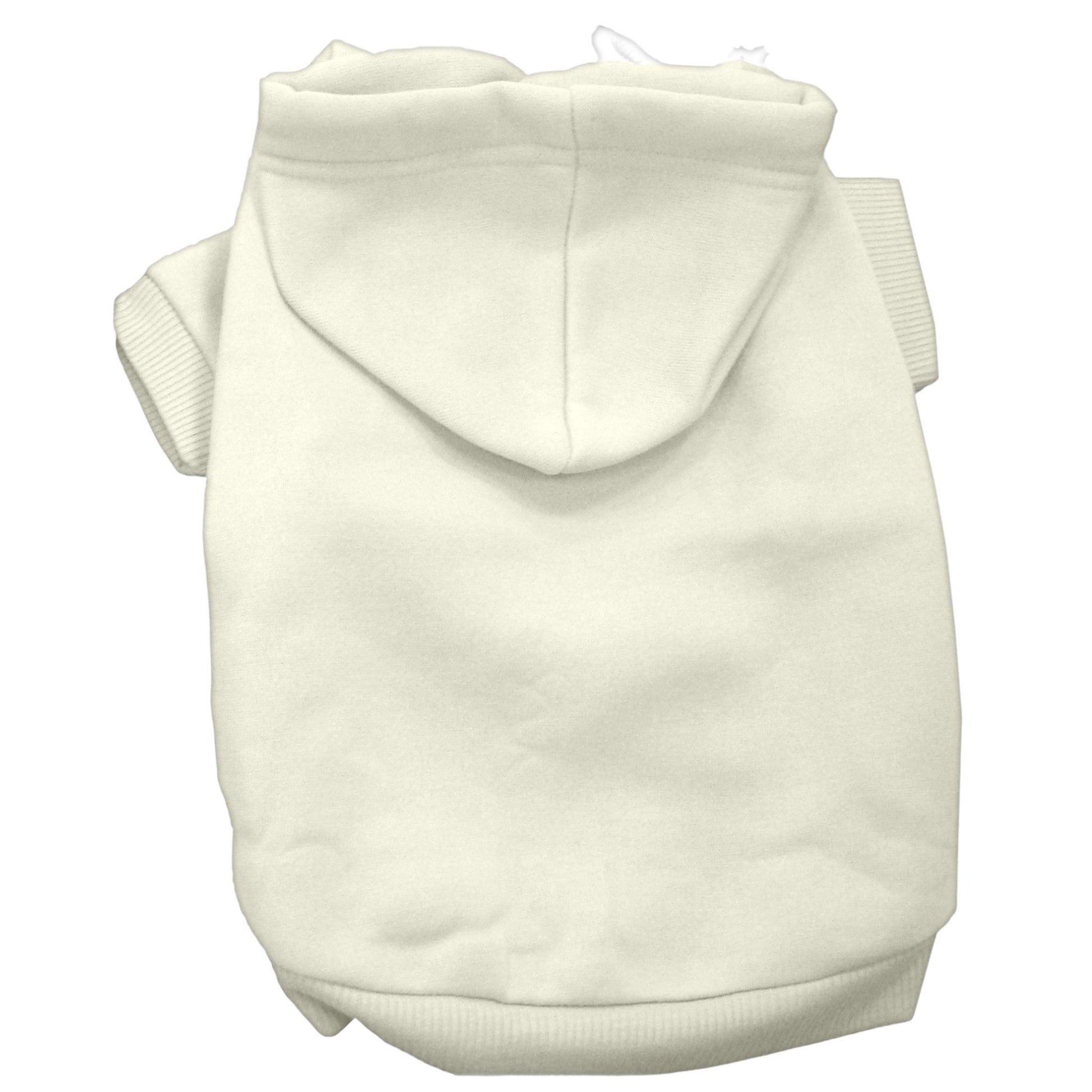 Cream Blank Dog Hoodie - MOQ 5, Mix Colors & Sizes