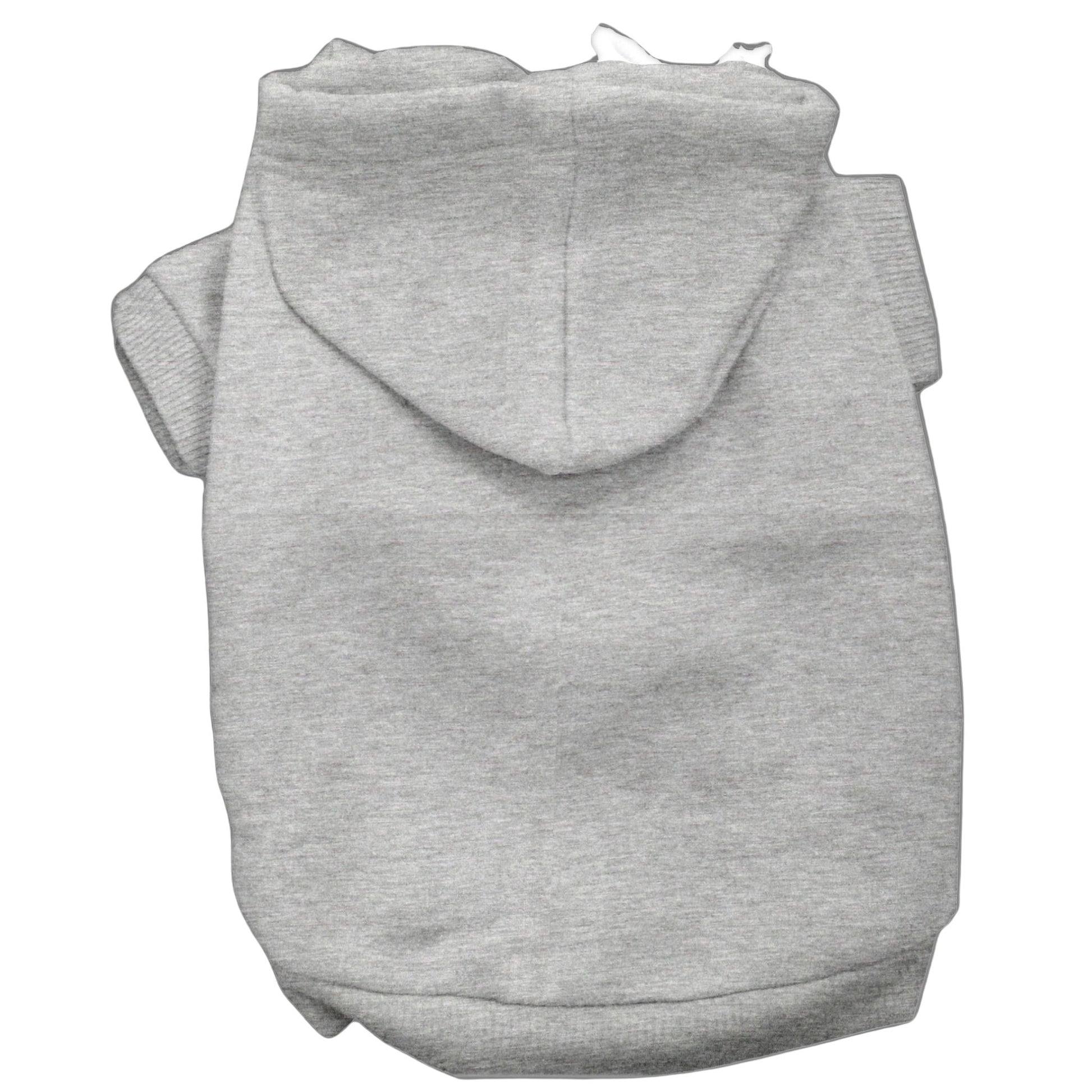 Gray Blank Dog Hoodie - MOQ 5, Mix Colors & Sizes