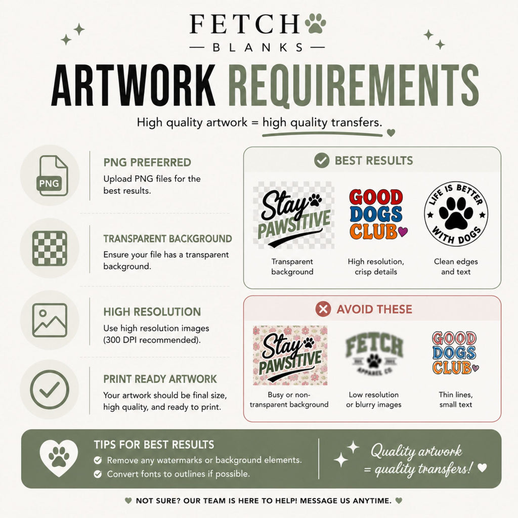 Custom DTF Gang Sheet Transfers | Upload Your Artwork