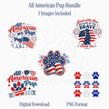 All American Pup PNG Bundle – blank dog apparel for makers and small brands | Fetch Blanks