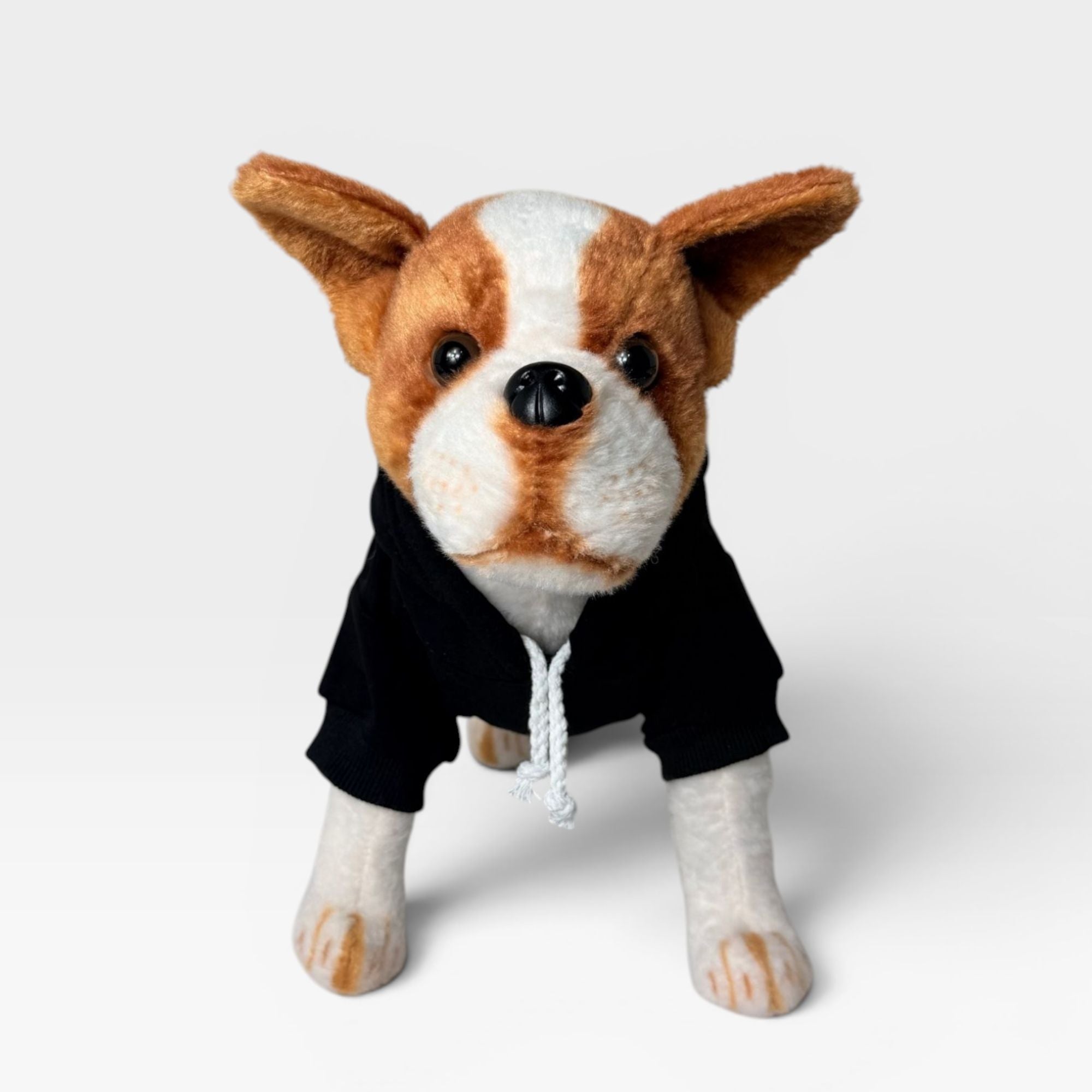 Black Fleece Classic Dog Hoodie for Custom Printing – blank dog apparel for makers and small brands | Fetch Blanks