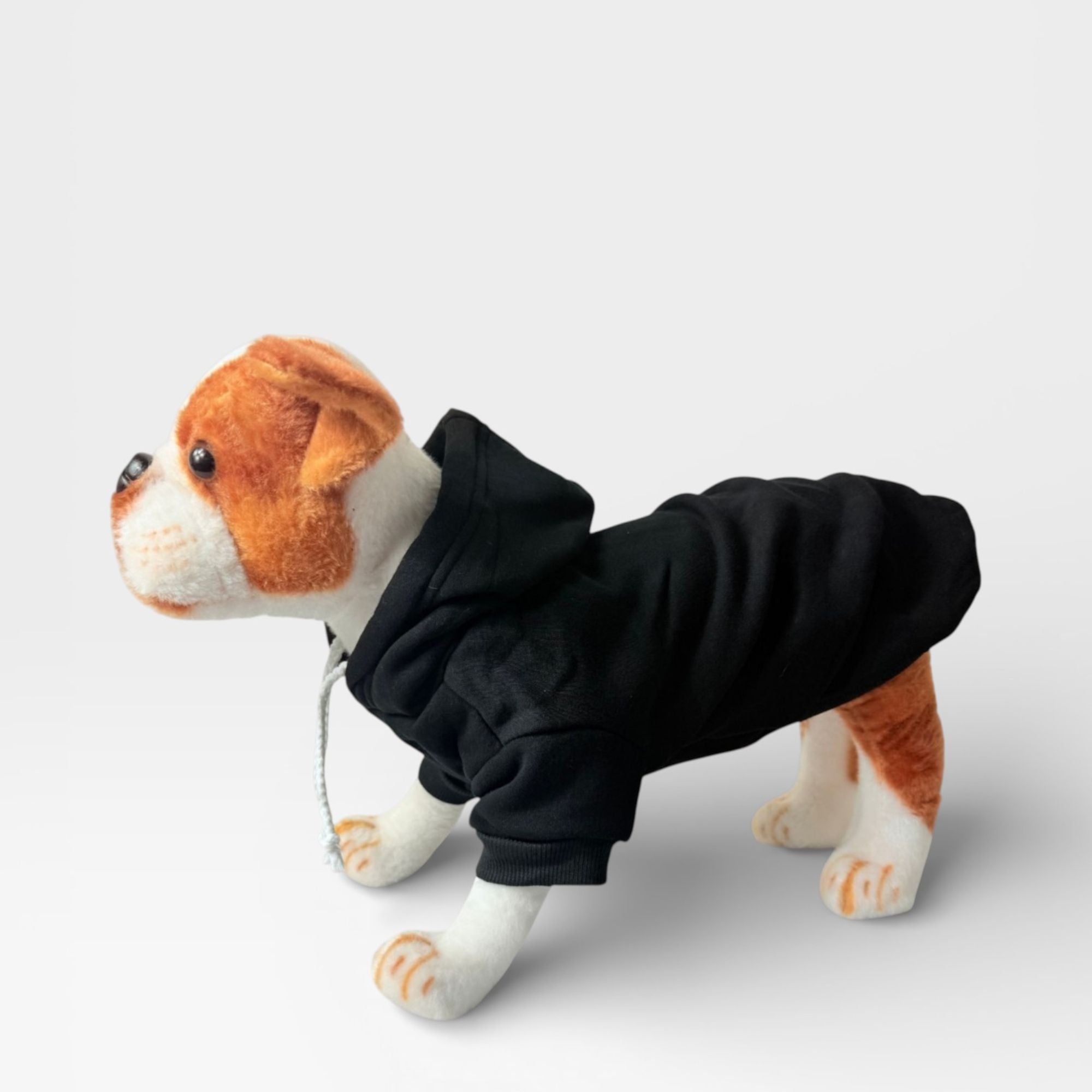 Black Fleece Classic Dog Hoodie for Custom Printing – blank dog apparel for makers and small brands | Fetch Blanks