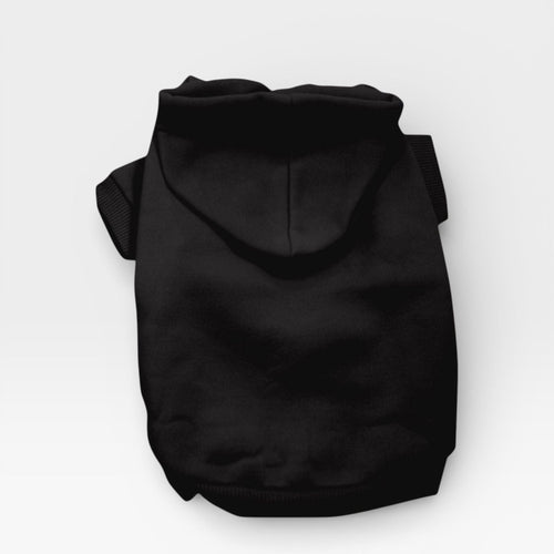 Black Fleece Classic Dog Hoodie for Custom Printing – blank dog apparel for makers and small brands | Fetch Blanks
