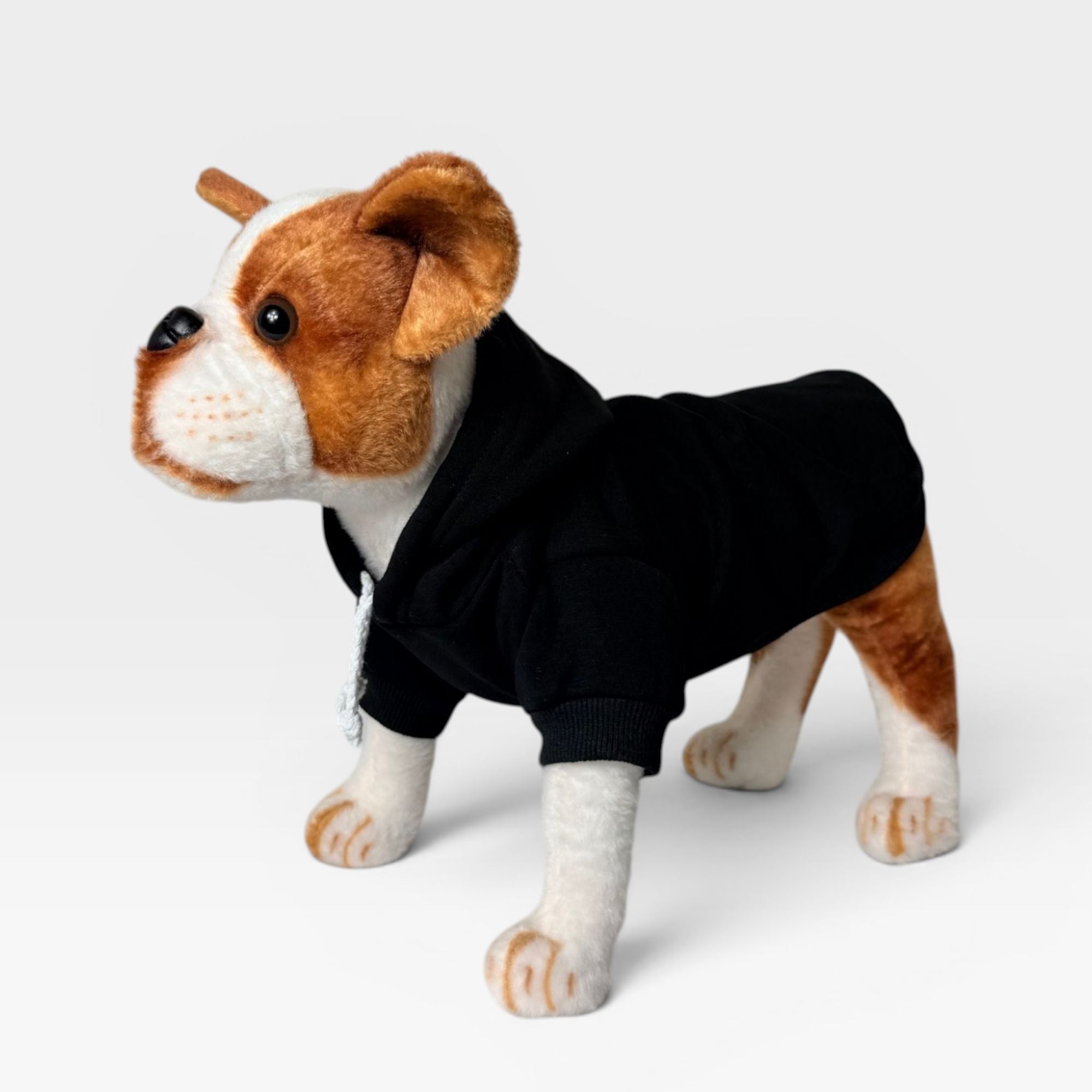 Black Fleece Classic Dog Hoodie for Custom Printing – blank dog apparel for makers and small brands | Fetch Blanks