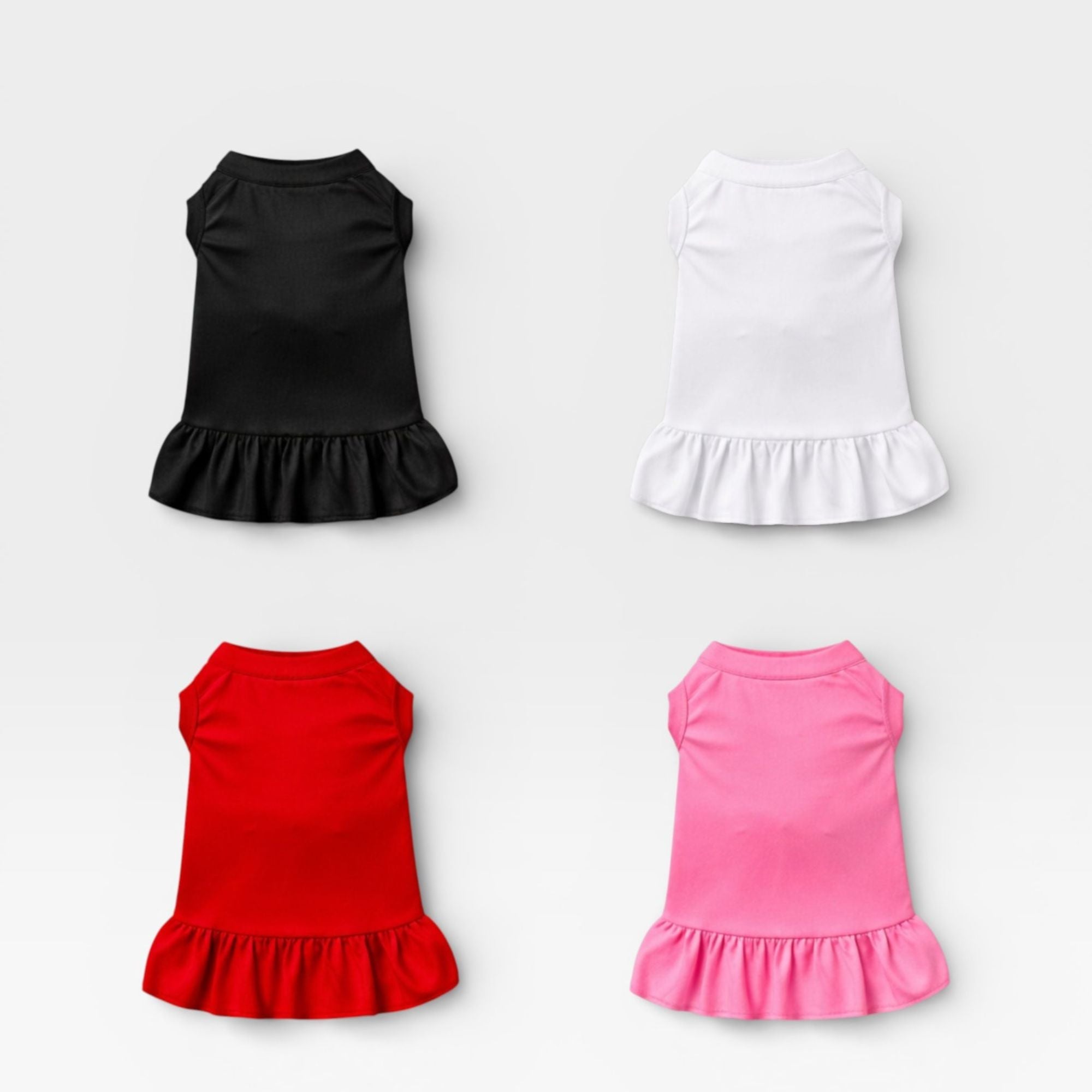 Plain Pet Dress White Xs Plain Pet Dress White Xs