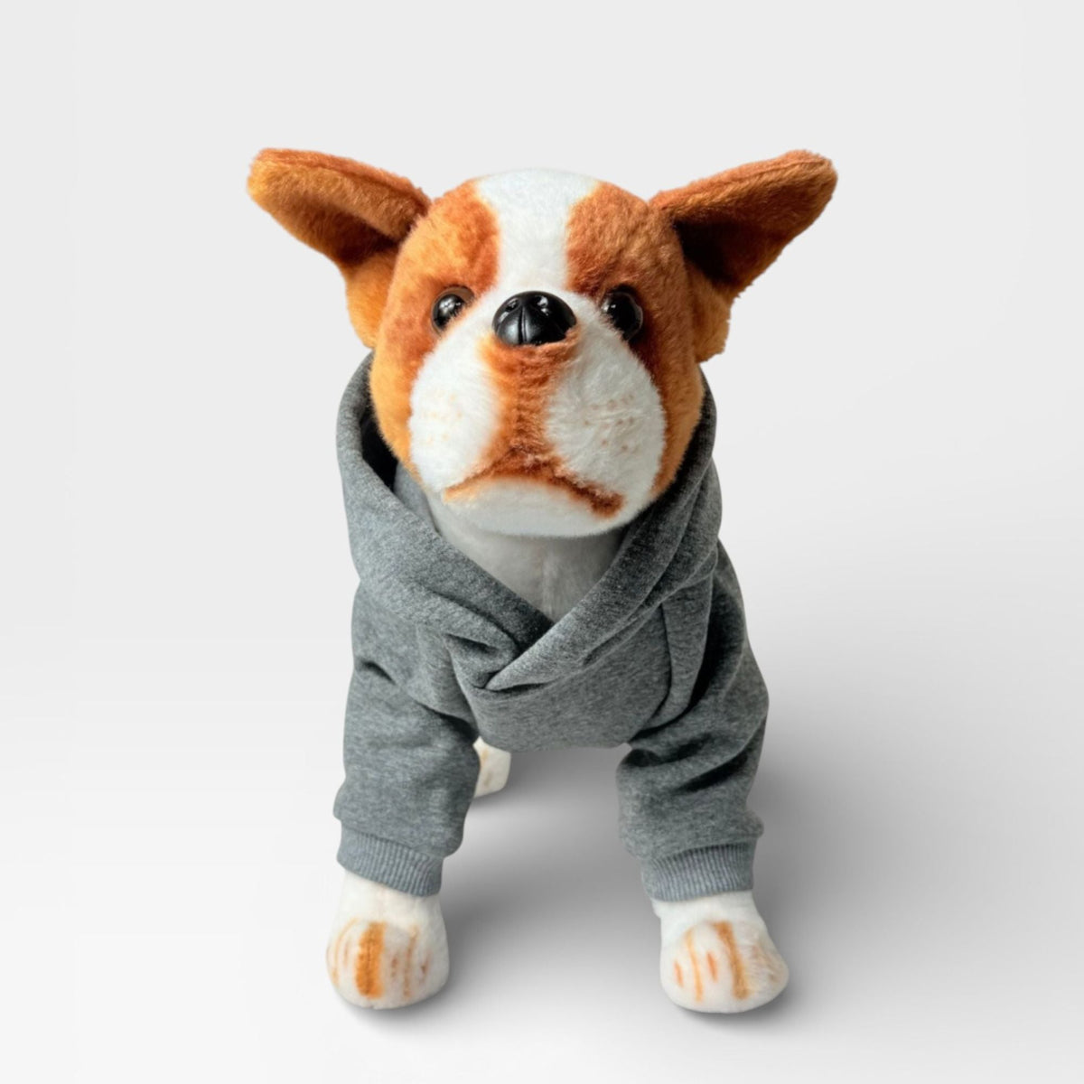 Black Fleece Signature Dog Hoodie for Custom Printing