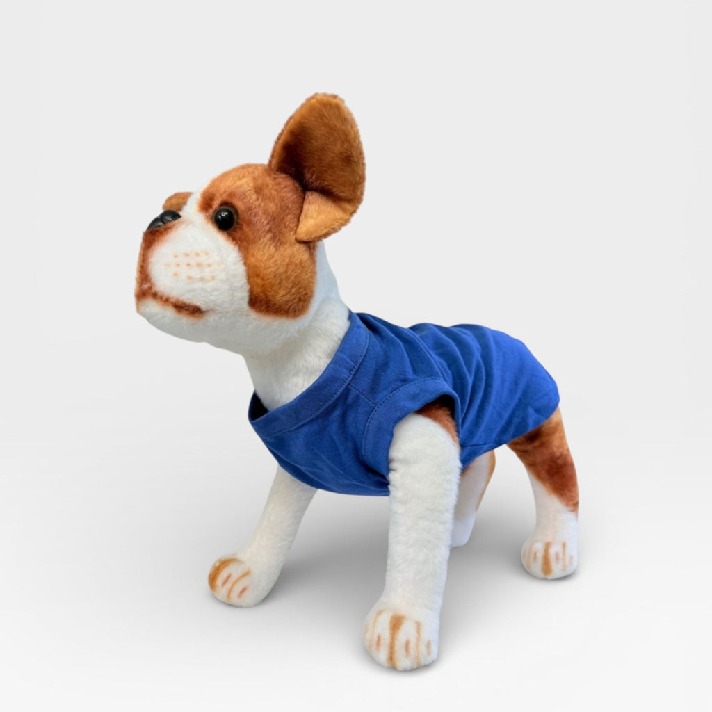 Blue Blank Dog T-Shirt for Custom Printing – blank dog apparel for makers and small brands | Fetch Blanks
