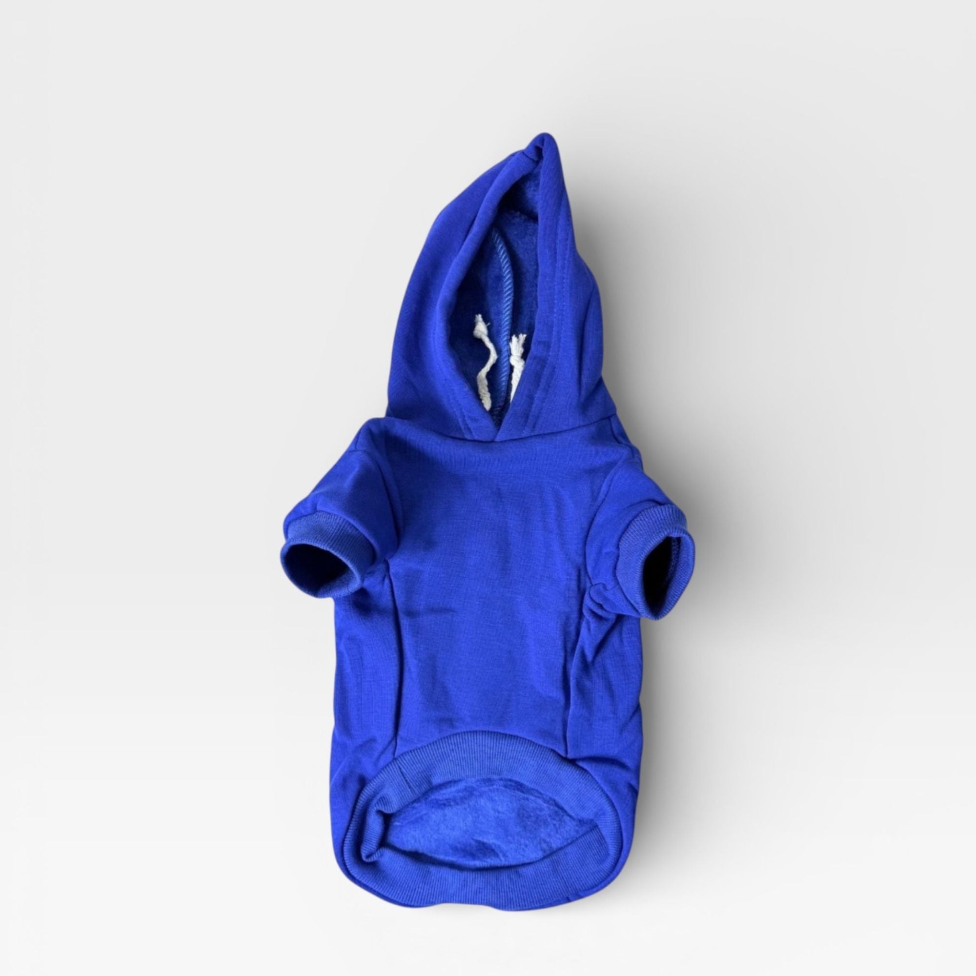 Blue Fleece Classic Dog Hoodie for Custom Printing – blank dog apparel for makers and small brands | Fetch Blanks