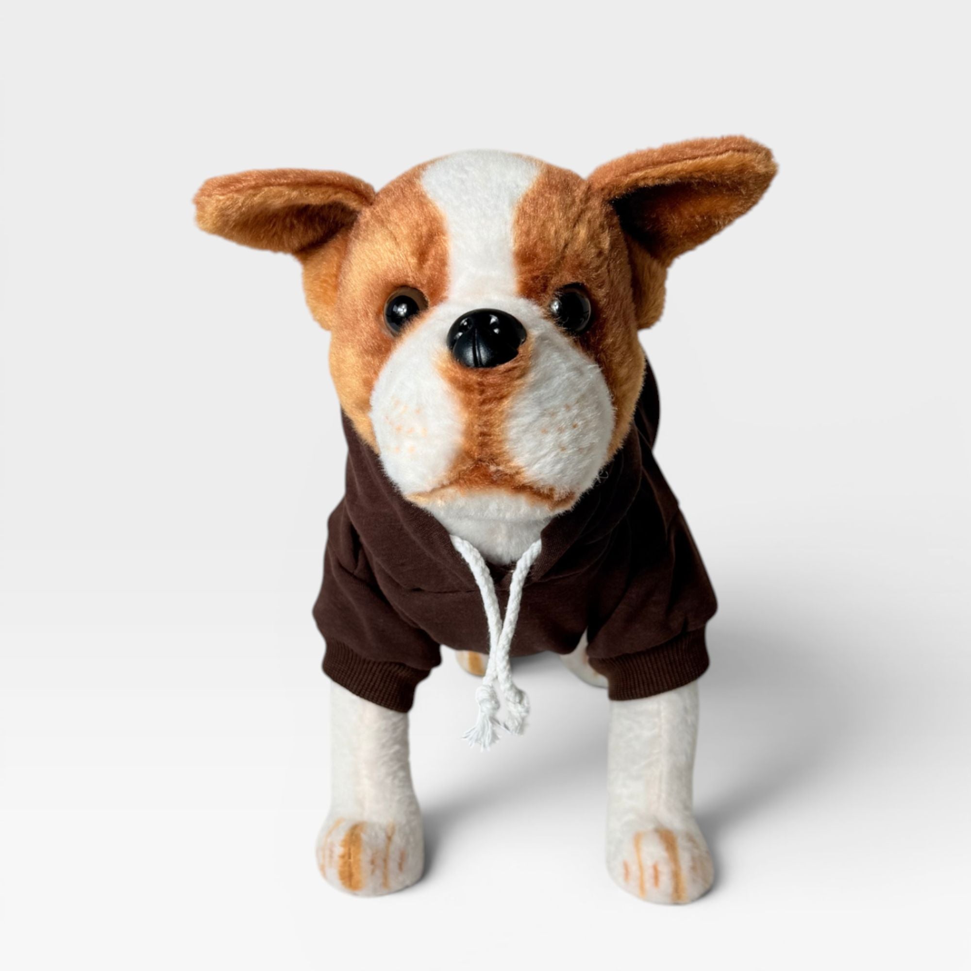 Brown Fleece Classic Dog Hoodie for Custom Printing – blank dog apparel for makers and small brands | Fetch Blanks
