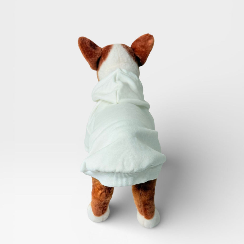 Cream Fleece Classic Dog Hoodie for Custom Printing – blank dog apparel for makers and small brands | Fetch Blanks