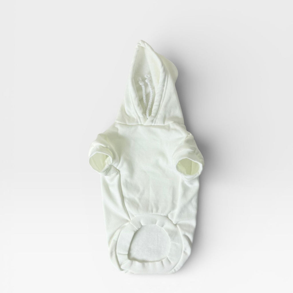Cream Fleece Classic Dog Hoodie for Custom Printing – blank dog apparel for makers and small brands | Fetch Blanks
