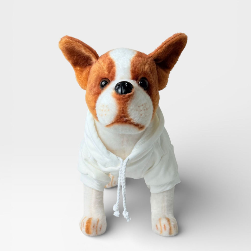 Cream Fleece Classic Dog Hoodie for Custom Printing – blank dog apparel for makers and small brands | Fetch Blanks