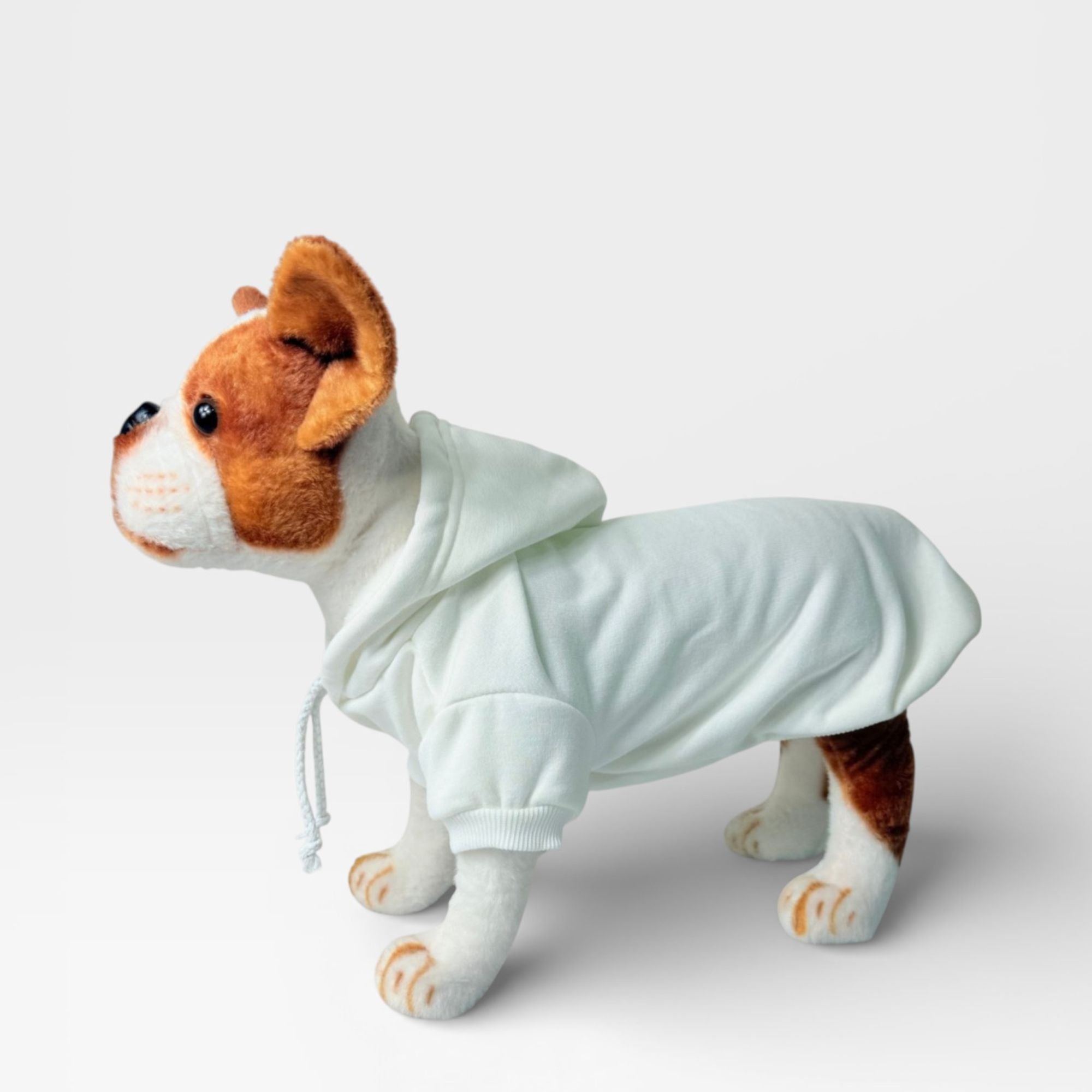 Cream Fleece Classic Dog Hoodie for Custom Printing – blank dog apparel for makers and small brands | Fetch Blanks