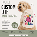 Custom Logo & Design DTF Transfers – blank dog apparel for makers and small brands | Fetch Blanks