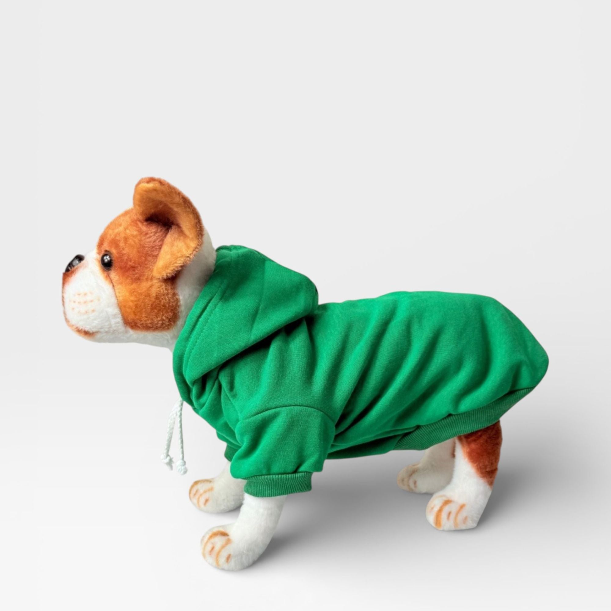 Emerald Green Fleece Classic Dog Hoodie for Custom Printing – blank dog apparel for makers and small brands | Fetch Blanks