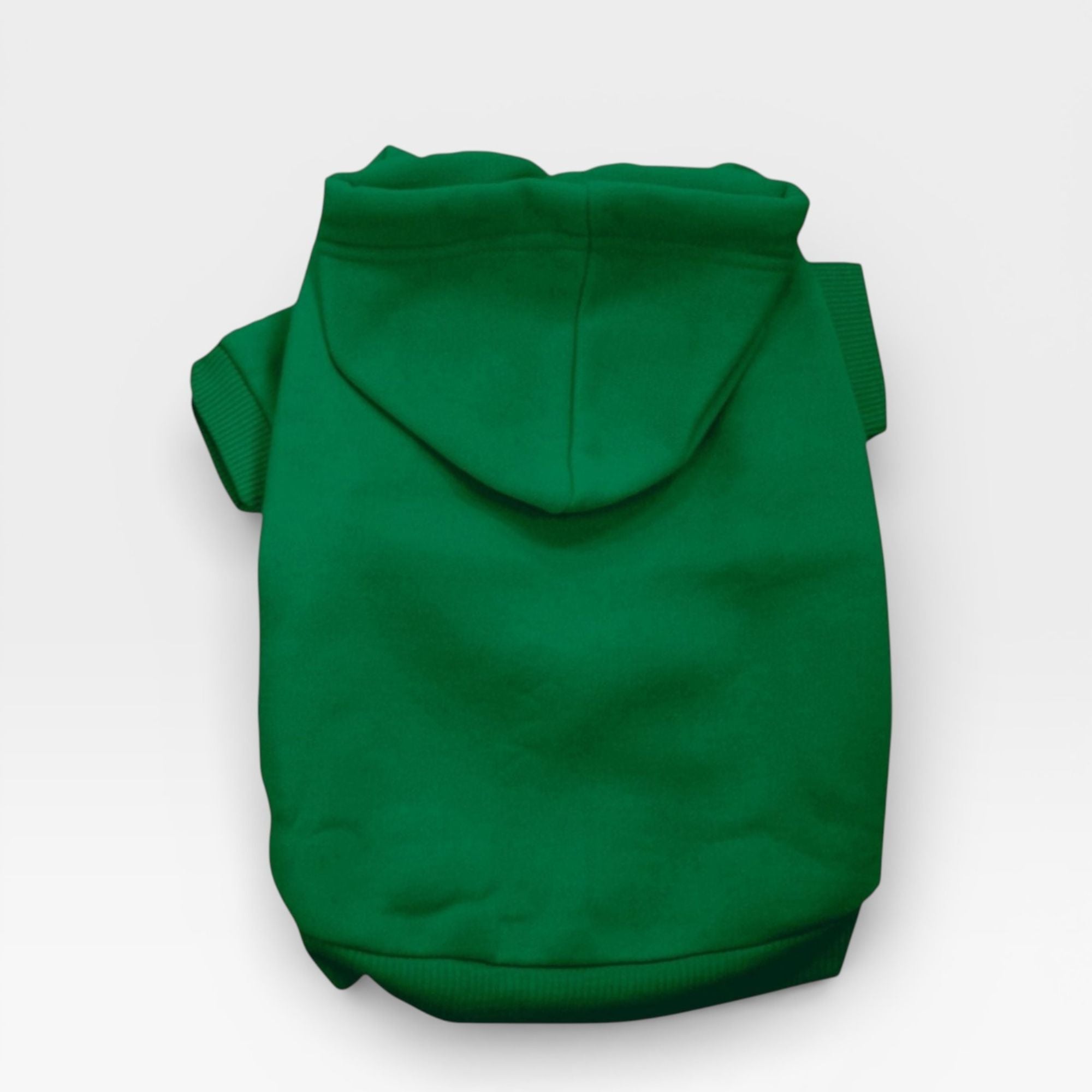 Emerald Green Fleece Classic Dog Hoodie for Custom Printing – blank dog apparel for makers and small brands | Fetch Blanks