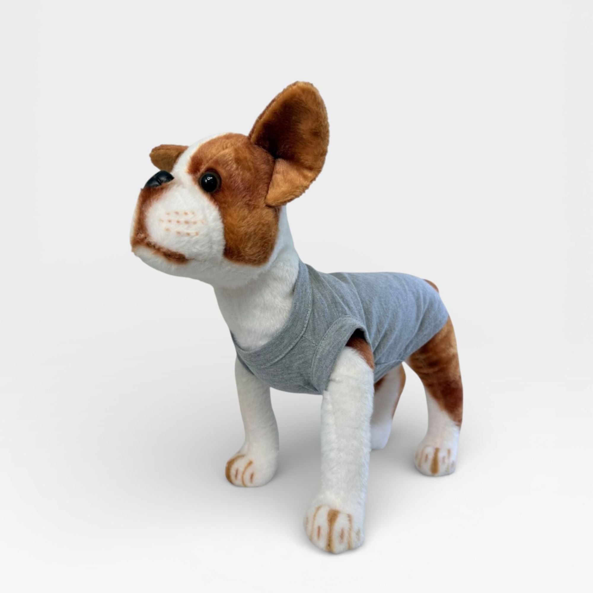 Grey Blank Dog T-Shirt for Custom Printing – blank dog apparel for makers and small brands | Fetch Blanks