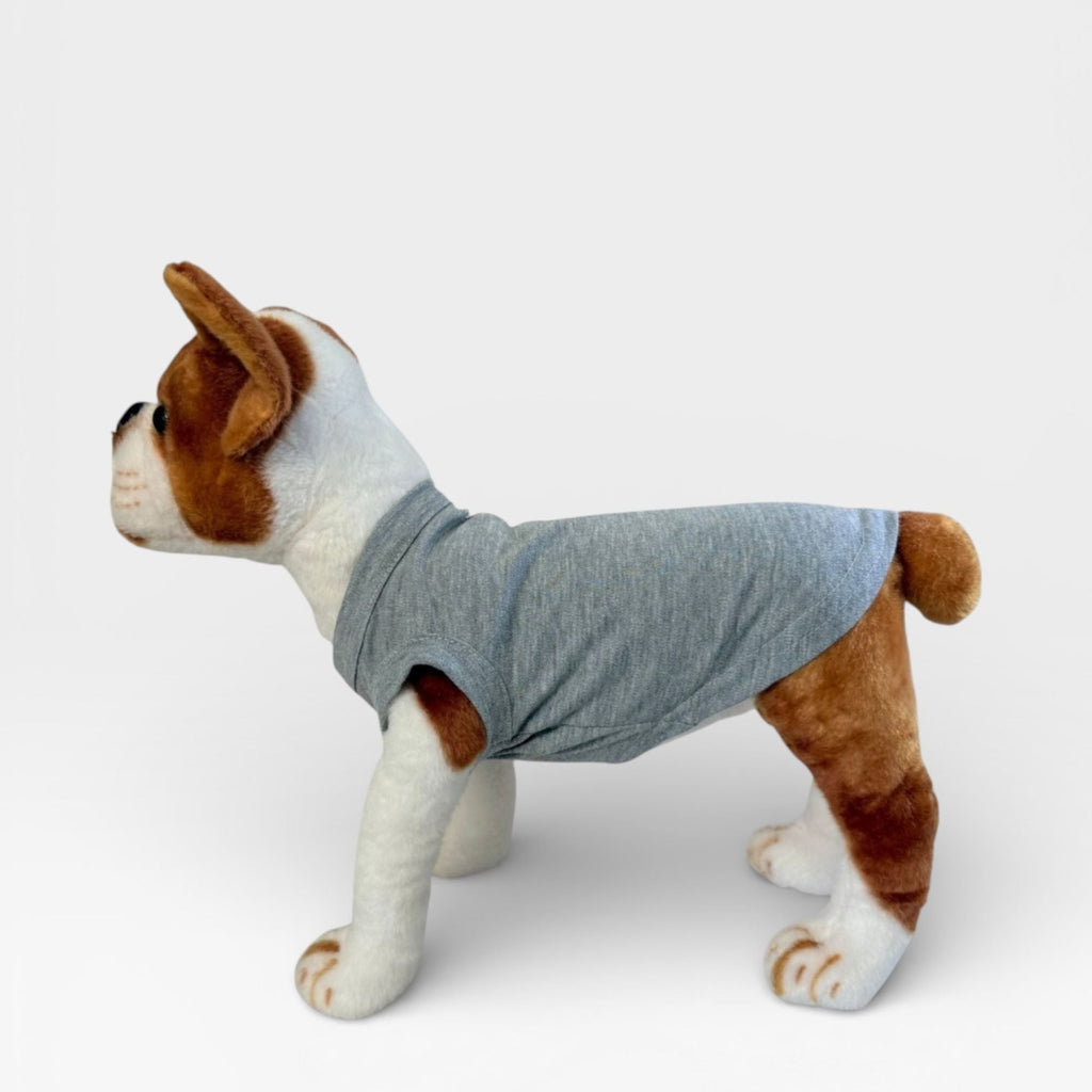 Grey Blank Dog T-Shirt for Custom Printing – blank dog apparel for makers and small brands | Fetch Blanks