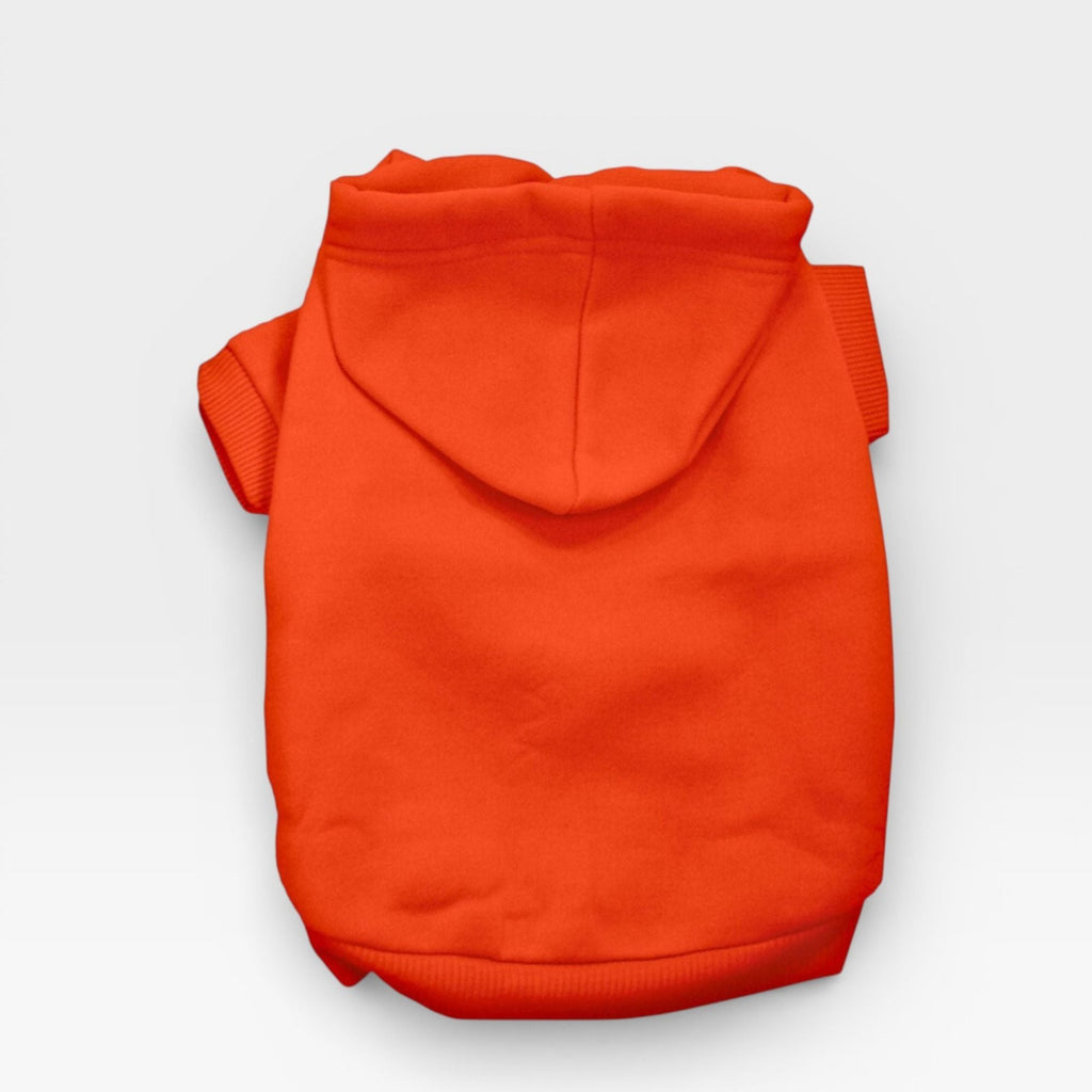 Orange Fleece Classic Dog Hoodie for Custom Printing – blank dog apparel for makers and small brands | Fetch Blanks