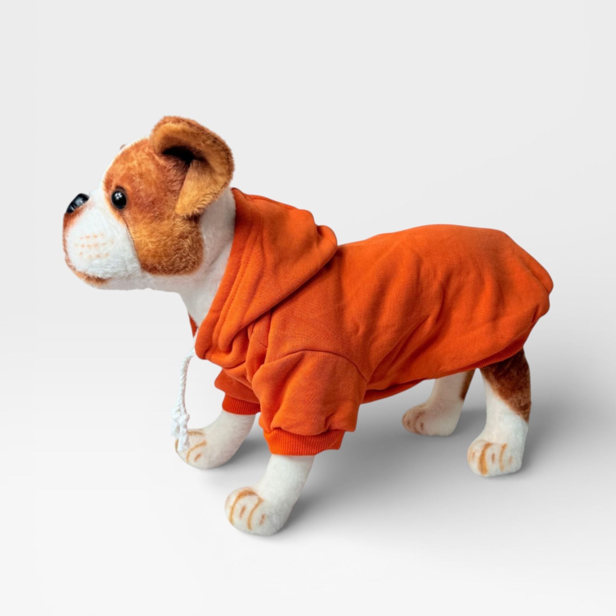 Orange Fleece Classic Dog Hoodie for Custom Printing – blank dog apparel for makers and small brands | Fetch Blanks