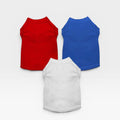 Patriotic Red, White & Blue Dog Tee 3 - Pack – blank dog apparel for makers and small brands | Fetch Blanks