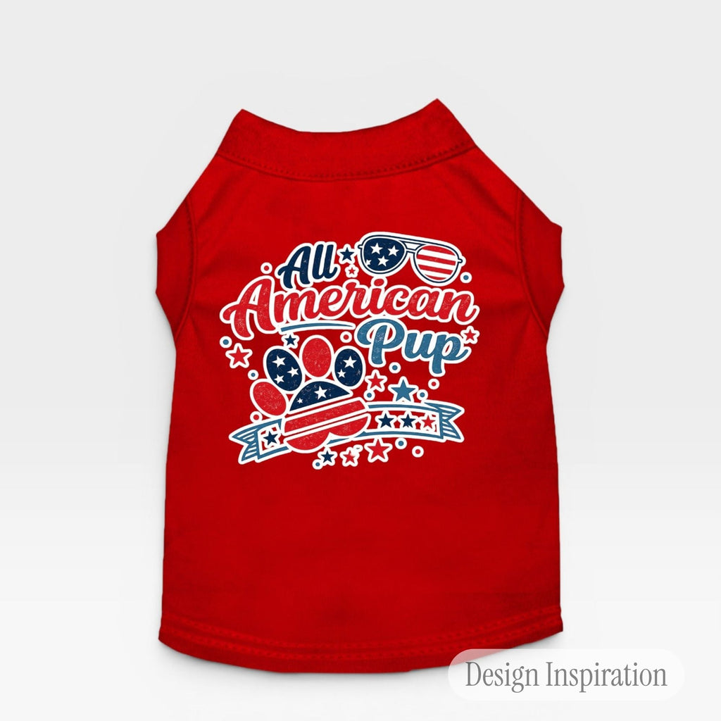 Patriotic Red, White & Blue Dog Tee 3 - Pack – blank dog apparel for makers and small brands | Fetch Blanks