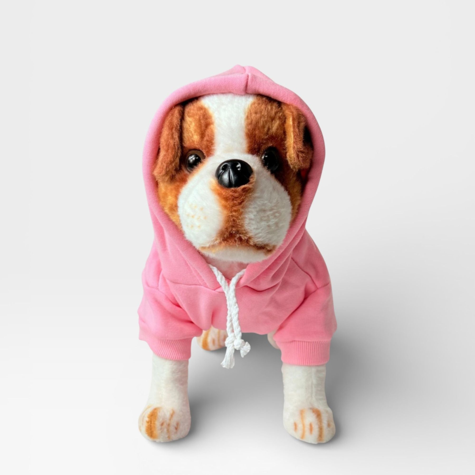 Pink Fleece Classic Dog Hoodie for Custom Printing – blank dog apparel for makers and small brands | Fetch Blanks