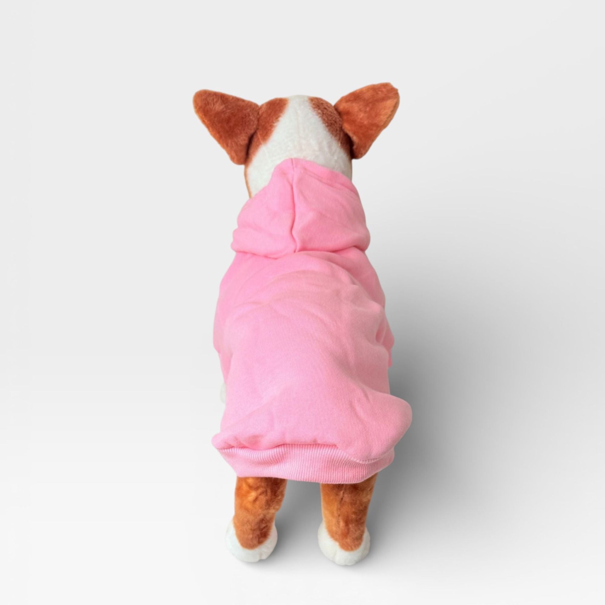 Pink Fleece Classic Dog Hoodie for Custom Printing – blank dog apparel for makers and small brands | Fetch Blanks
