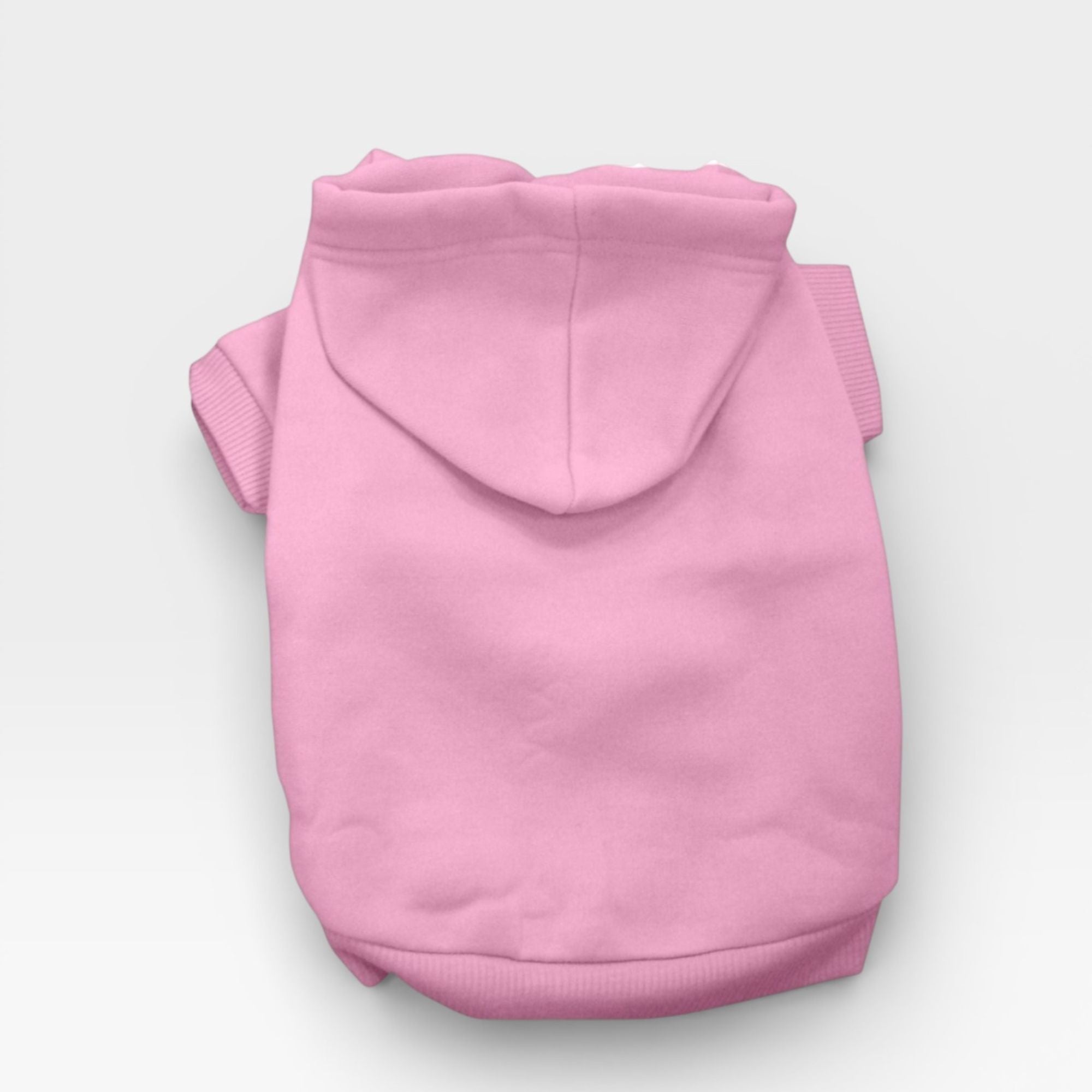 Pink Fleece Classic Dog Hoodie for Custom Printing – blank dog apparel for makers and small brands | Fetch Blanks