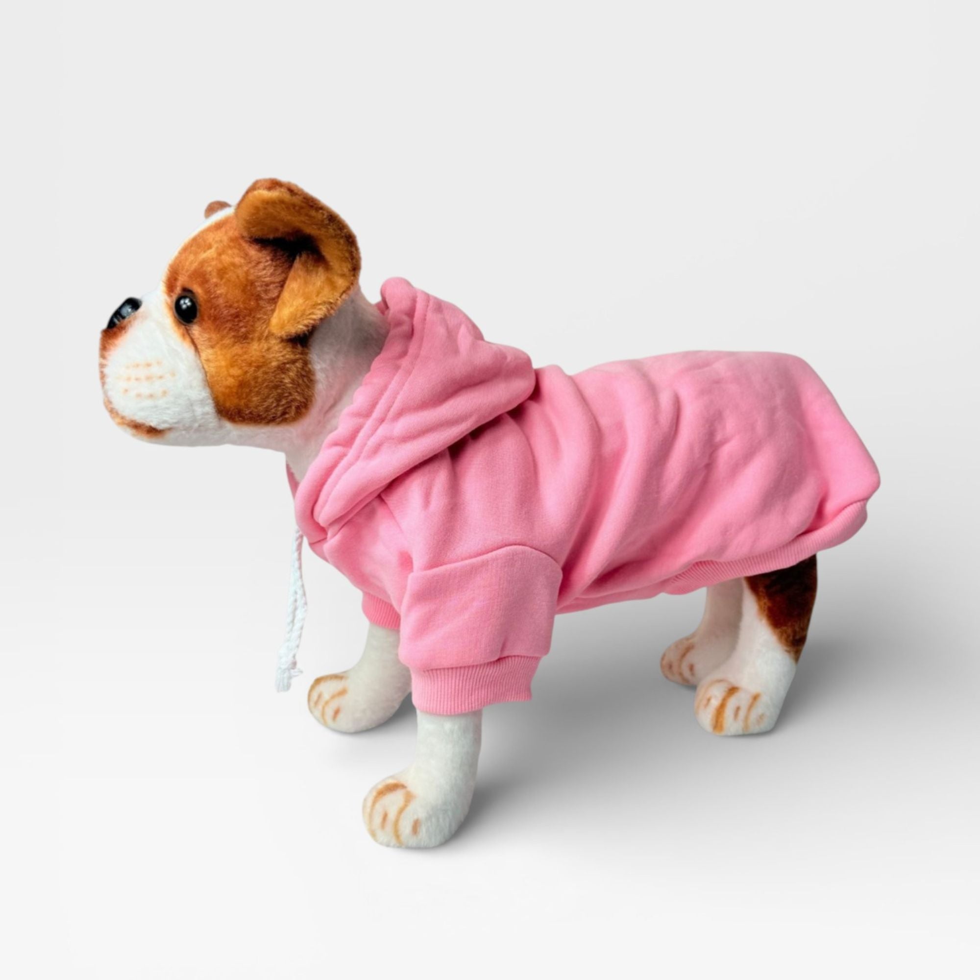 Pink Fleece Classic Dog Hoodie for Custom Printing – blank dog apparel for makers and small brands | Fetch Blanks