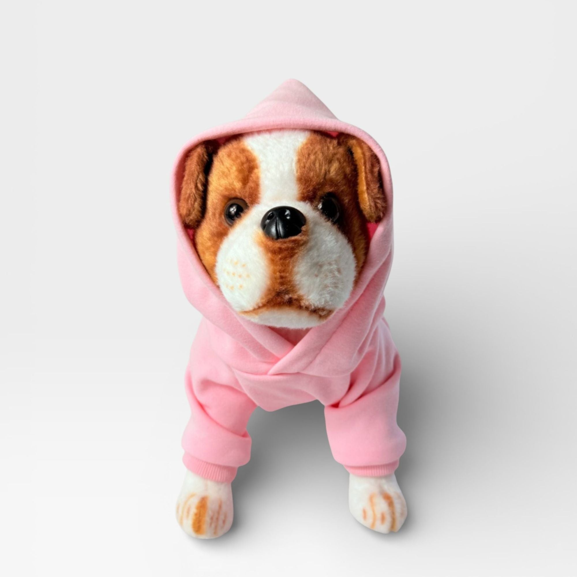 Pink Fleece Signature Dog Hoodie for Custom Printing – blank dog apparel for makers and small brands | Fetch Blanks