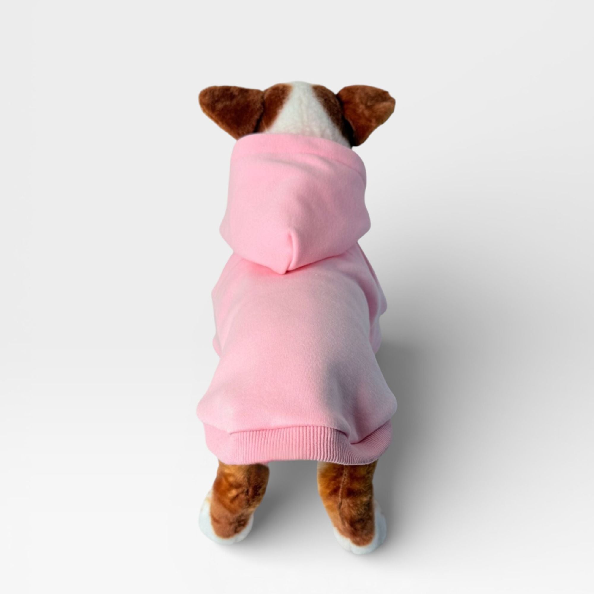 Pink Fleece Signature Dog Hoodie for Custom Printing – blank dog apparel for makers and small brands | Fetch Blanks