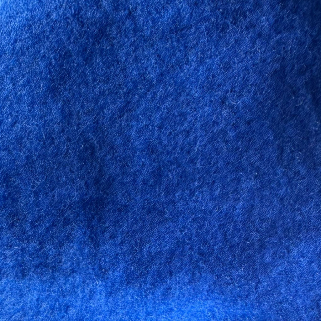 Polyester Dog Hoodie - Blue, up close of fleece lining – blank dog apparel for makers and small brands | Fetch Blanks