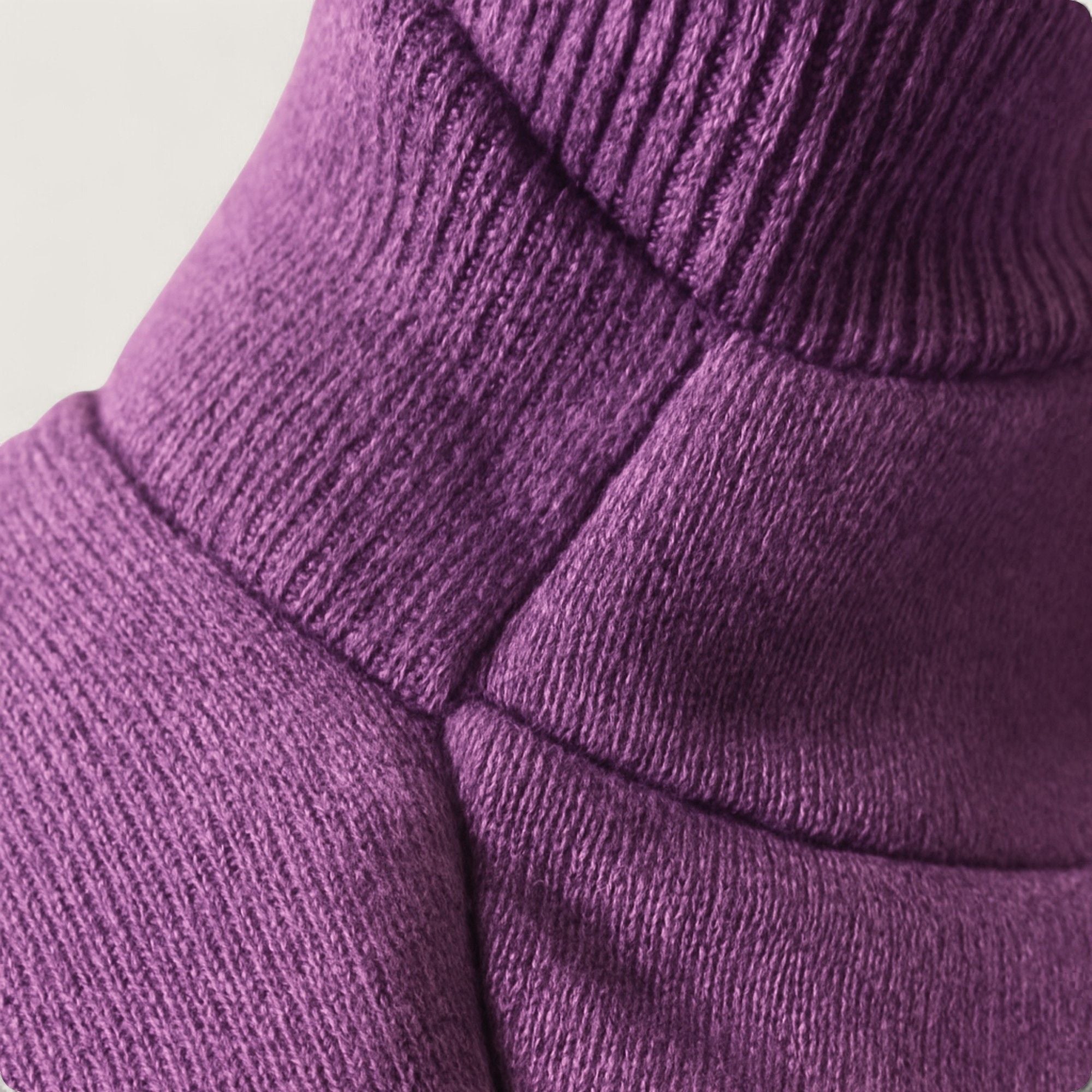 Polyester Dog Hoodie - Purple, close up of stitching – blank dog apparel for makers and small brands | Fetch Blanks