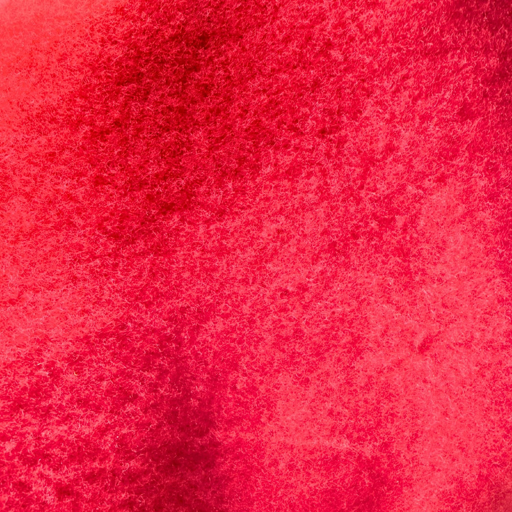 Polyester Dog Hoodie - Red, up close of fleece lining – blank dog apparel for makers and small brands | Fetch Blanks