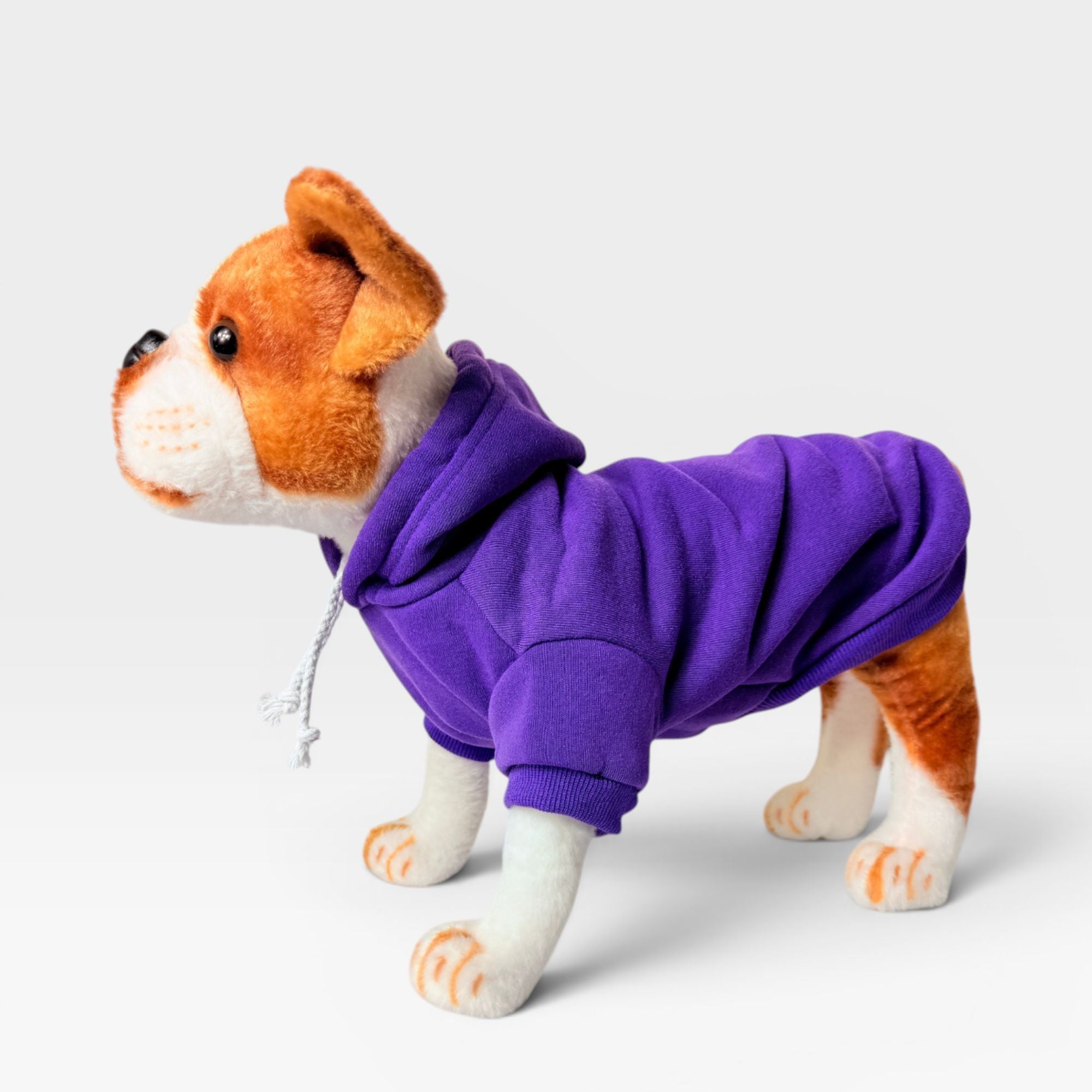 Purple Fleece Classic Dog Hoodie for Custom Printing – blank dog apparel for makers and small brands | Fetch Blanks