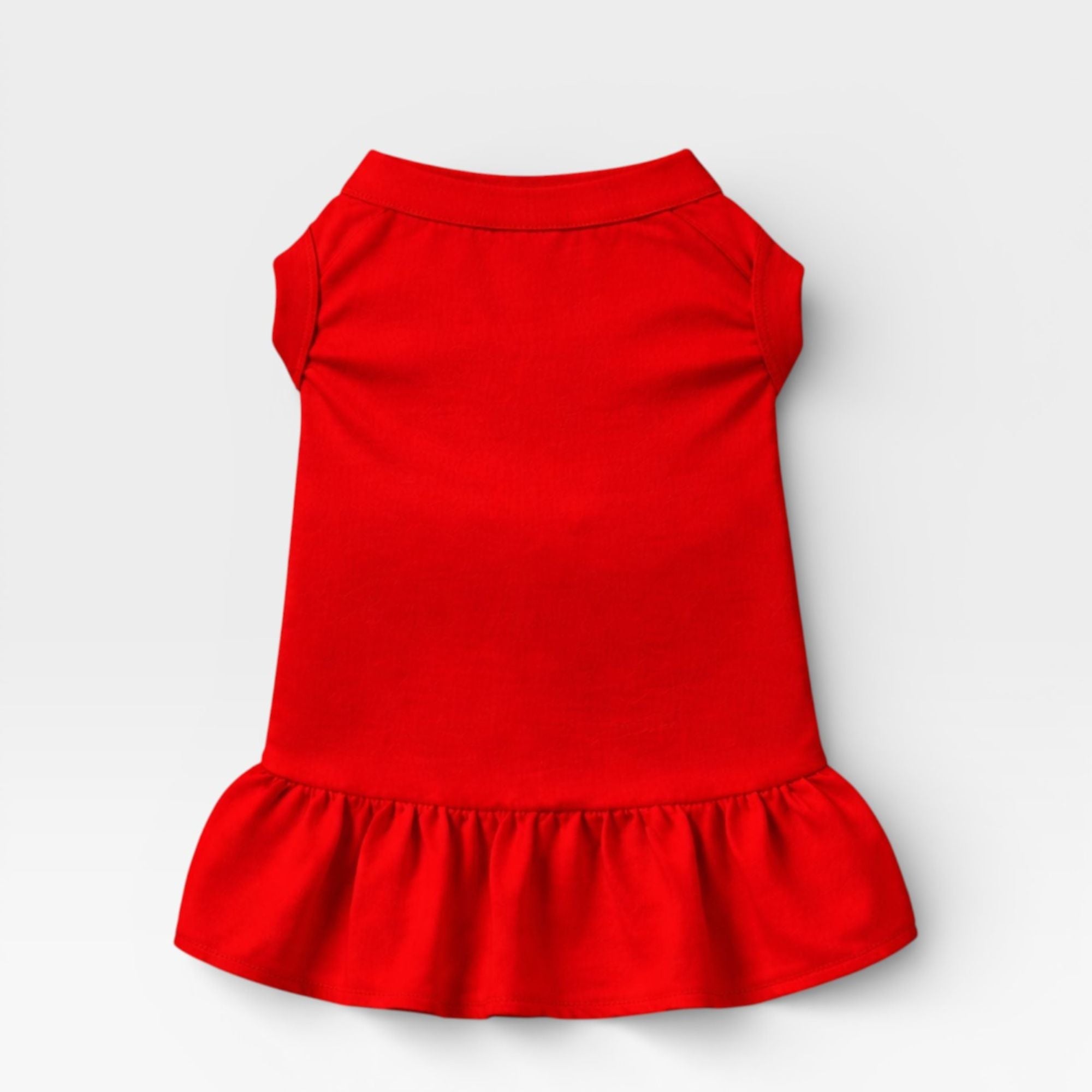 red dog dress Blank Dog Dress for Custom Printing | Pet Dress XS–3X