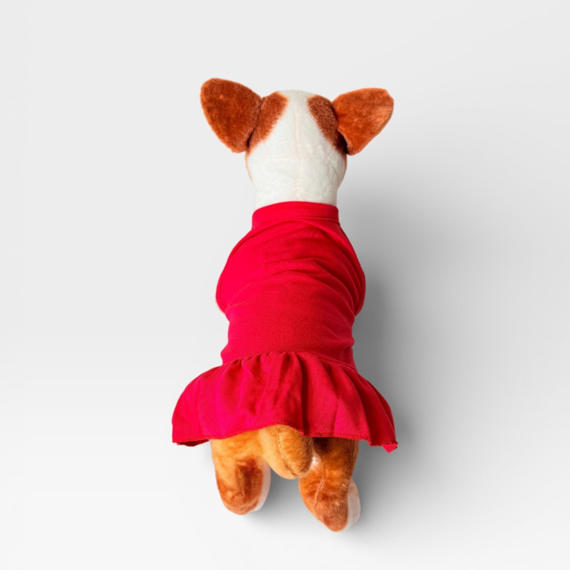 Red Blank Dog Dress for Custom Printing – blank dog apparel for makers and small brands | Fetch Blanks