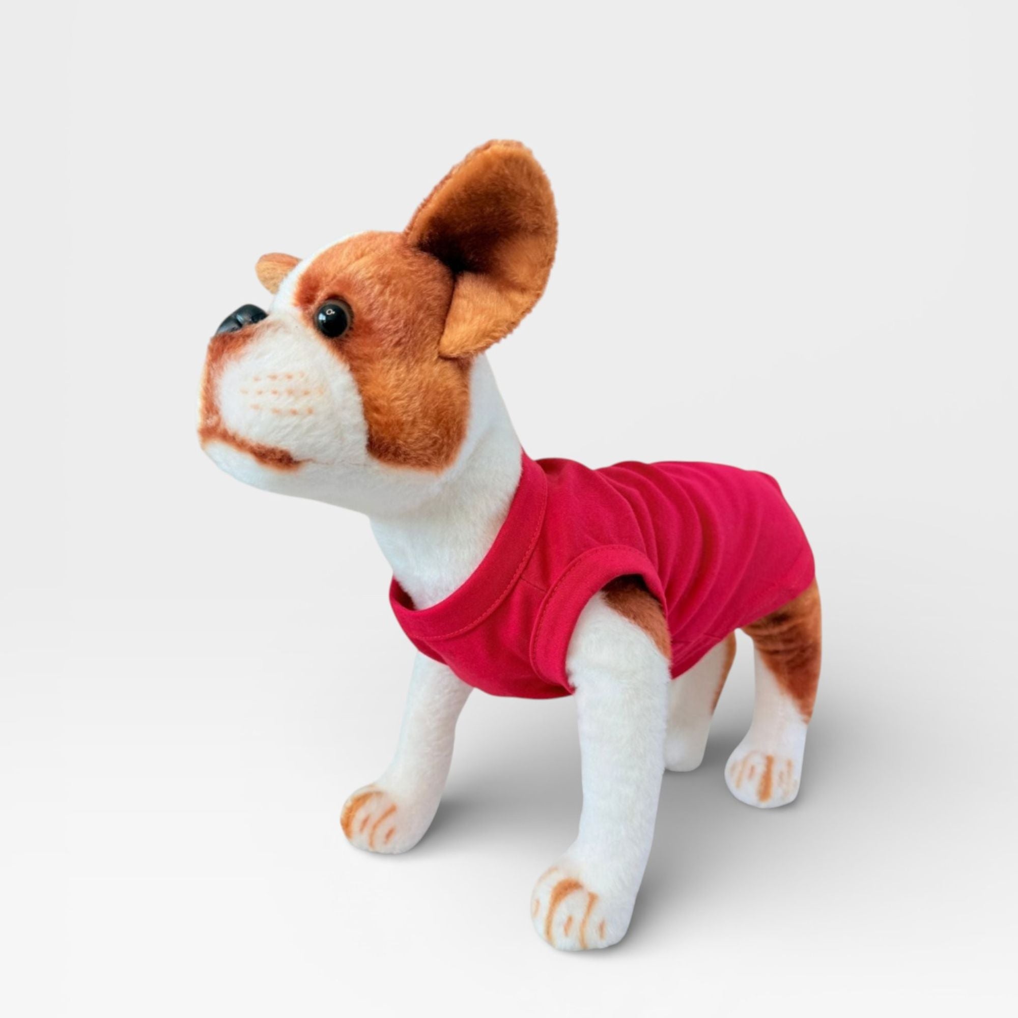 Red Blank Dog T-Shirt for Custom Printing – blank dog apparel for makers and small brands | Fetch Blanks