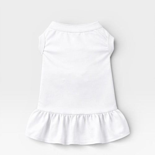 White Blank Dog Dress for Custom Printing – blank dog apparel for makers and small brands | Fetch Blanks