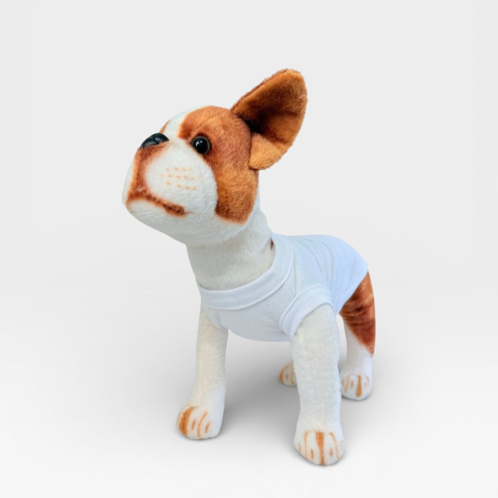 White Blank Dog T-Shirt for Custom Printing – blank dog apparel for makers and small brands | Fetch Blanks