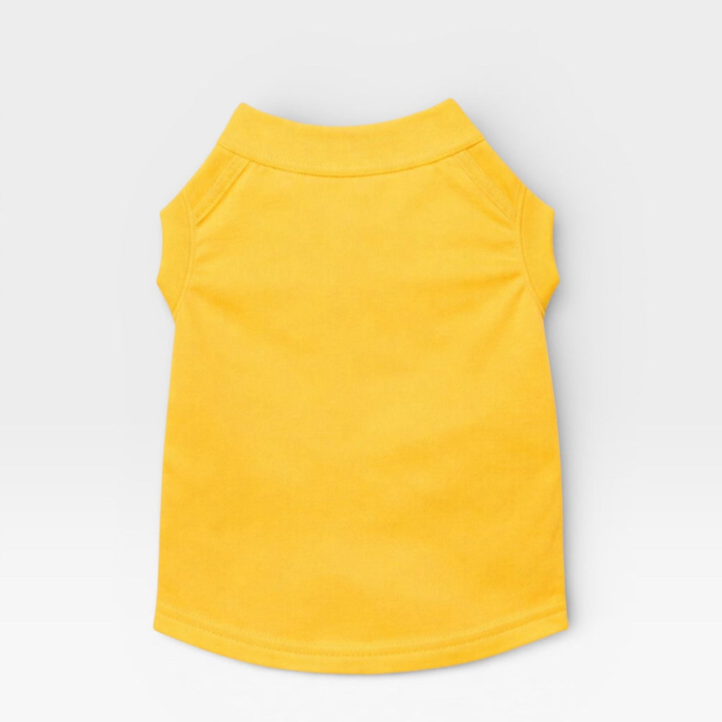 Yellow Blank Dog T-Shirt for Custom Printing – blank dog apparel for makers and small brands | Fetch Blanks