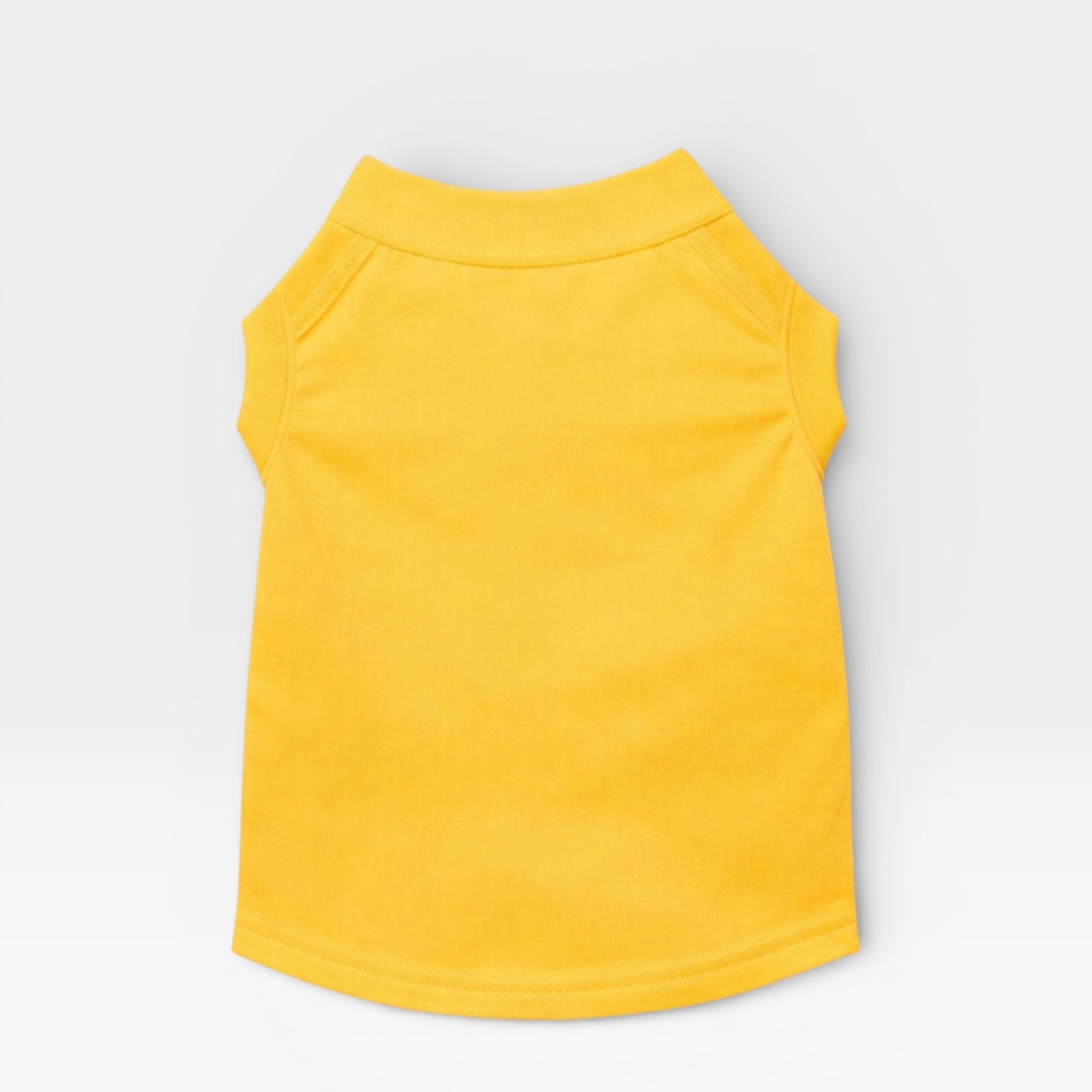 Yellow Blank Dog T-Shirt for Custom Printing – blank dog apparel for makers and small brands | Fetch Blanks