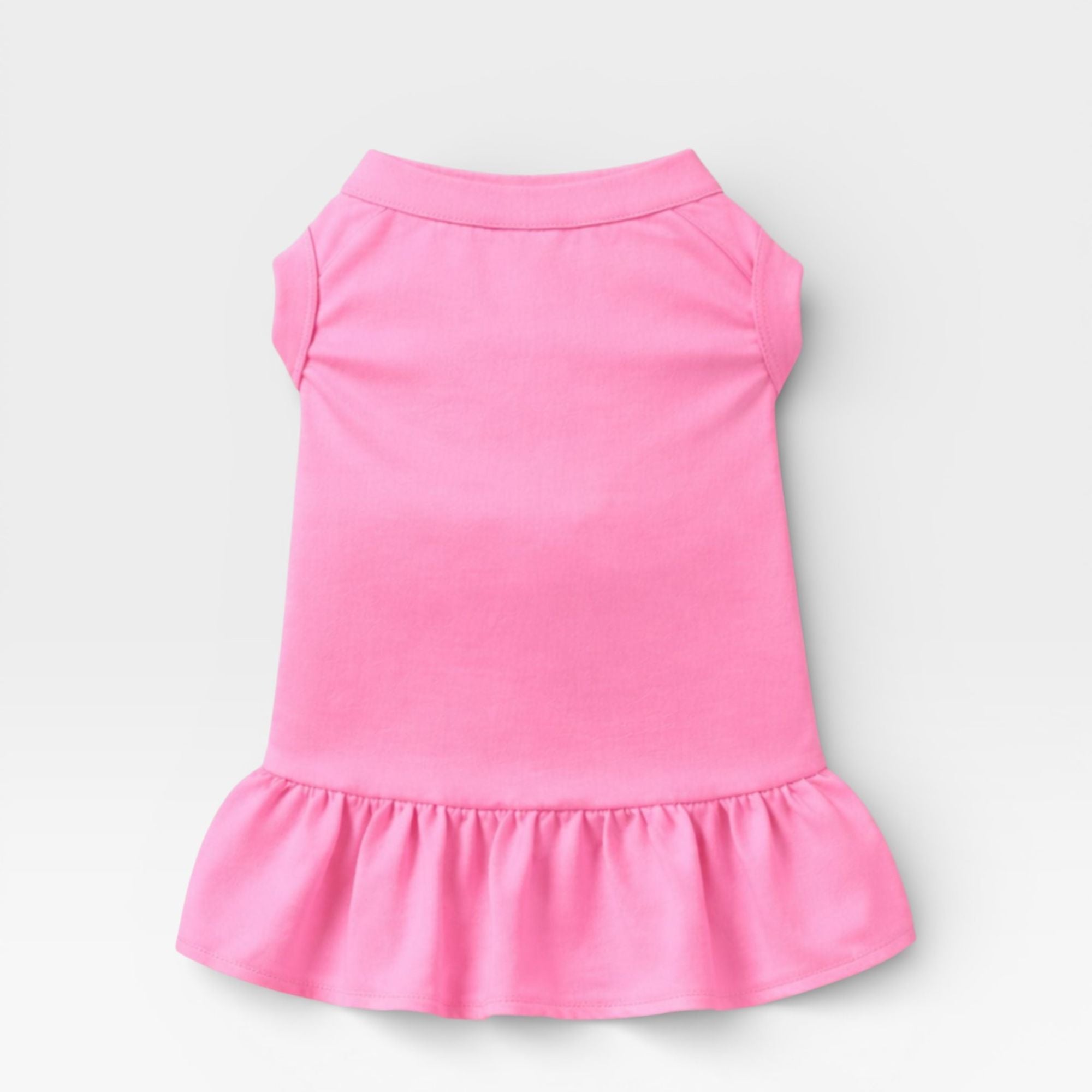 Pink Blank Dog Dress for Custom Printing
