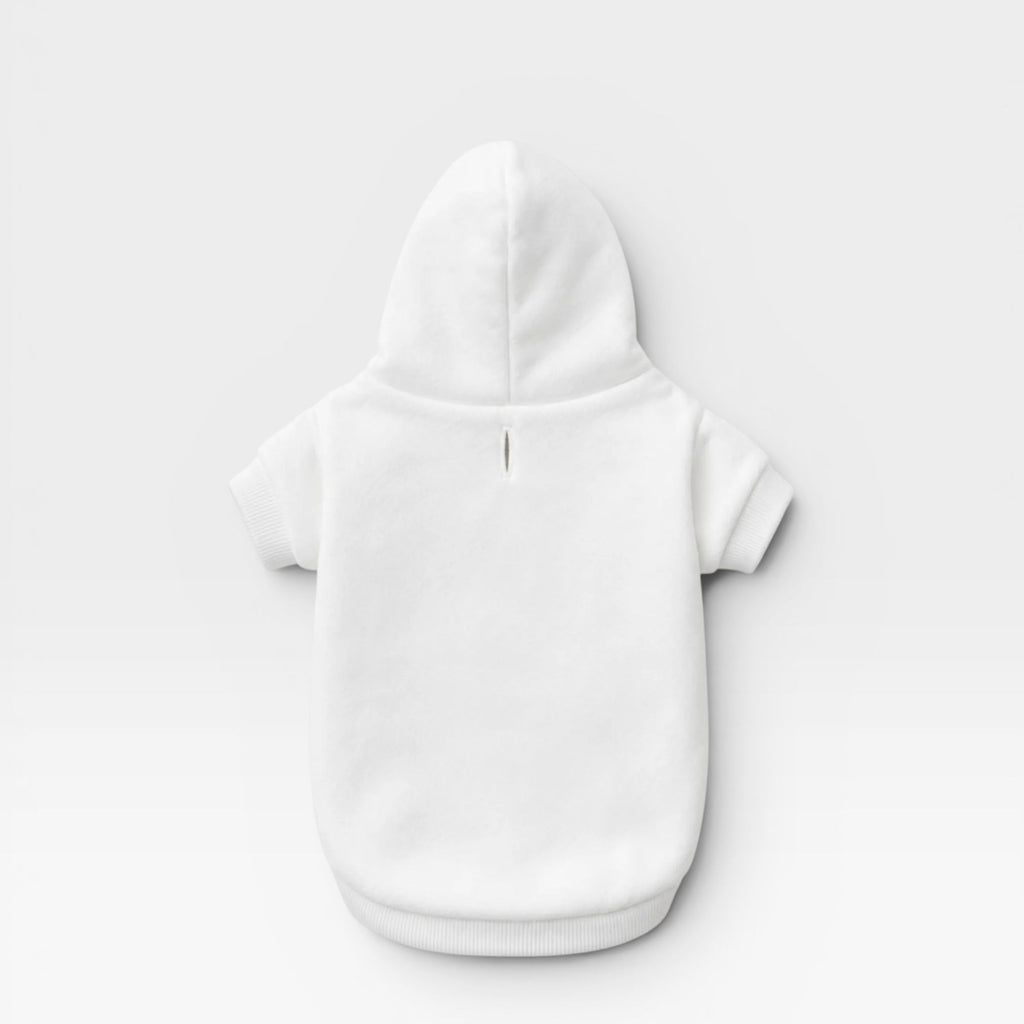 White Performance Dog Hoodie